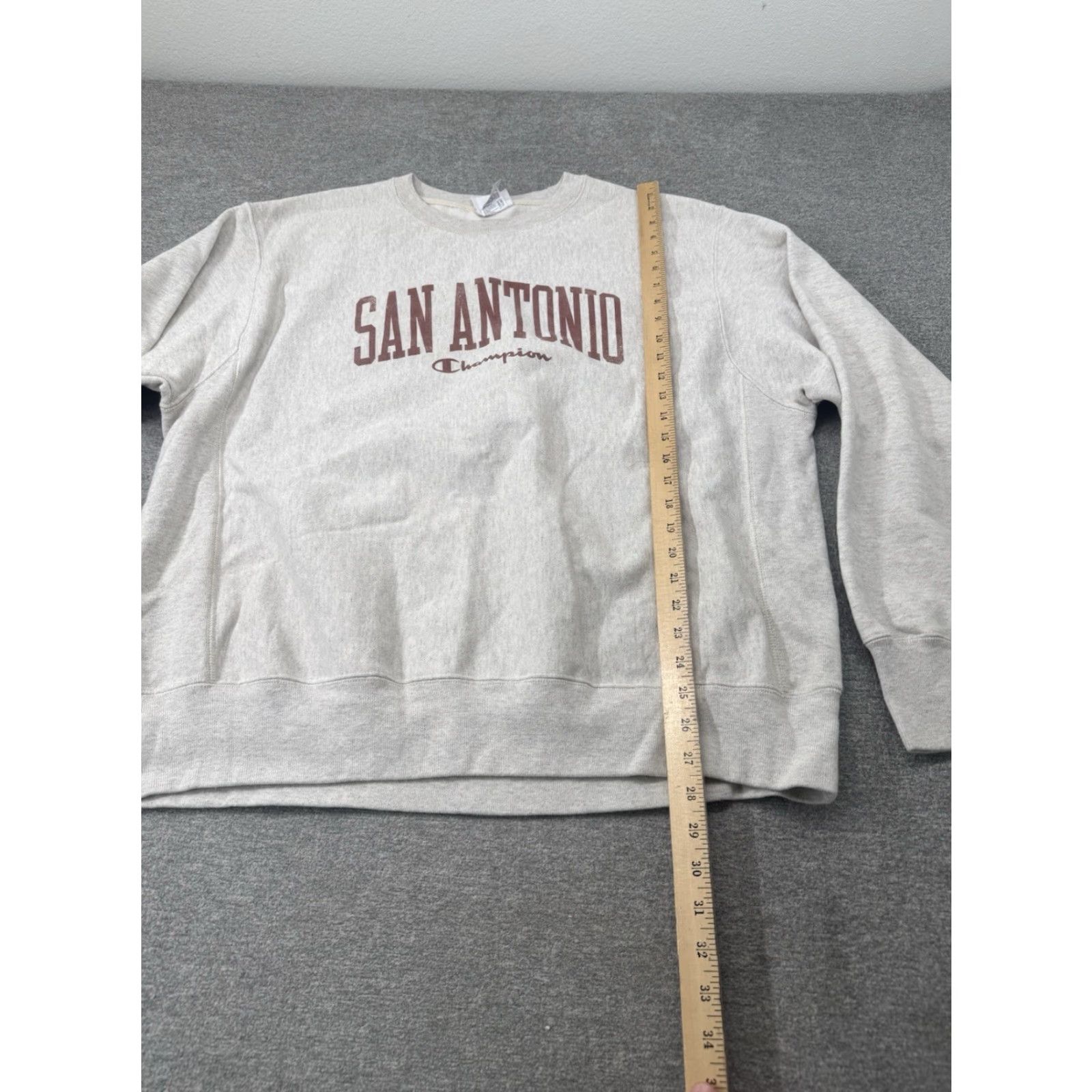 Champion VINTAGE Champion Reverse Weave Sweatshirt Mens XL Pullover San Antonio Gray Graphic Print Crewneck Size US XL / EU 56 / 4 - 4 Thumbnail