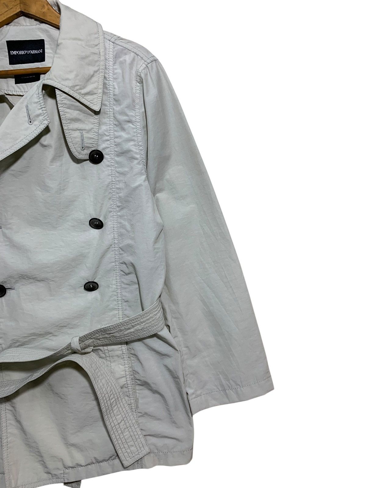 Emporio Armani 🔥VTG EMPORIO ARMANI JUDE LINE TRENCH COATS Size M / US 6-8 / IT 42-44 - 3 Thumbnail