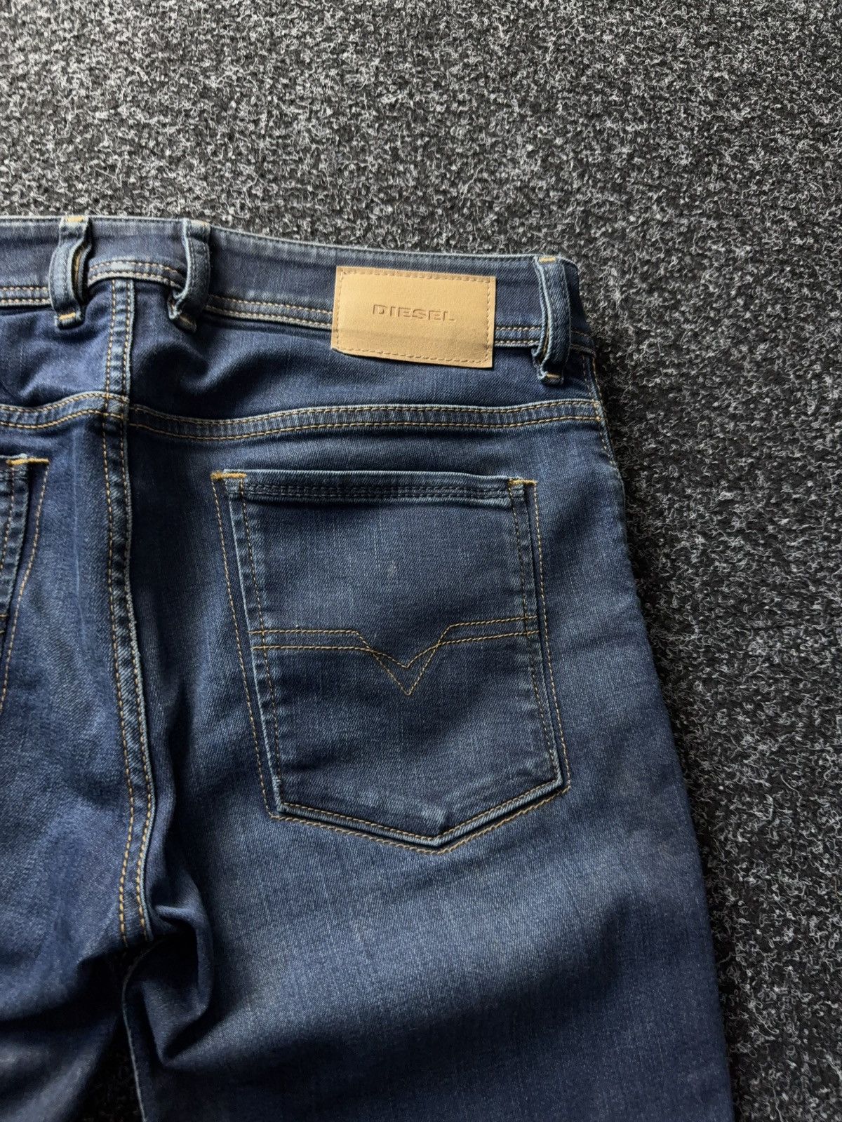 Diesel Designer Dirty Diesel Sleenker Skinny Jeans Blue Wash W30 Size 30" / US 8 / IT 44 - 19 Thumbnail