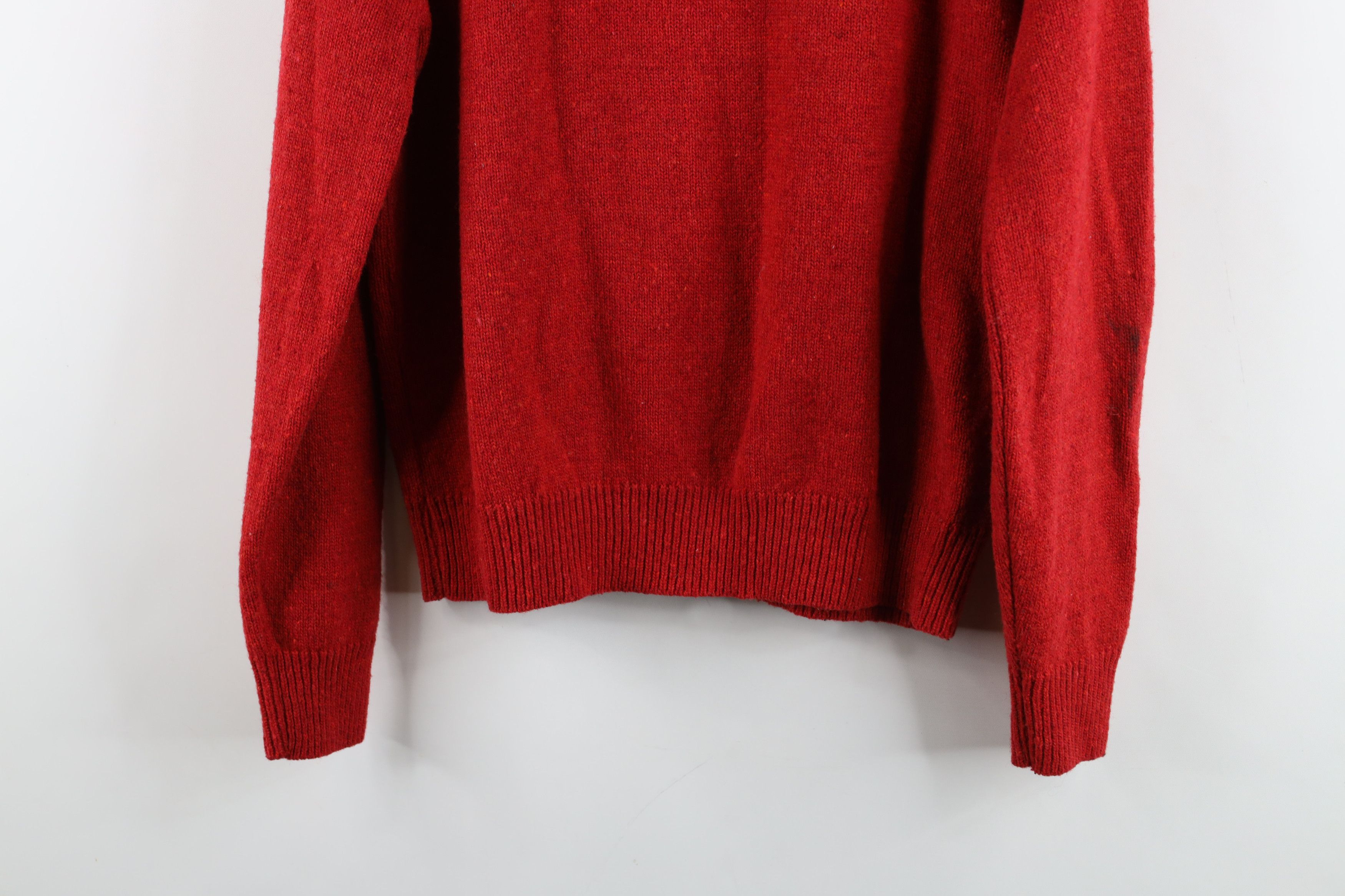 Vintage Vintage 90s Streetwear Fleck Wool Blend Knit Sweater USA Size L / US 10 / IT 46 - 10 Thumbnail