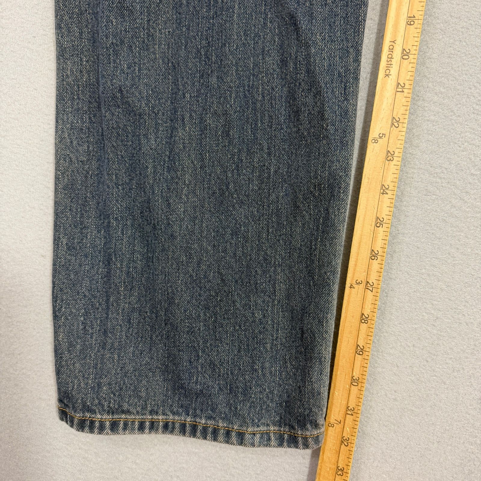 Levi's Vintage Levis Straight Fit Jeans Men's 38x32 Blue Sand Wash Size US 38 / EU 54 - 10 Thumbnail