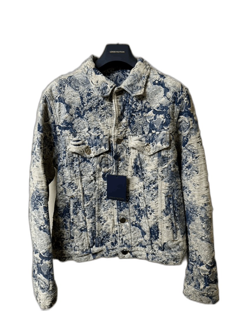 Louis Vuitton Louis Vuitton Floral Denim Jacket with Tags-2506