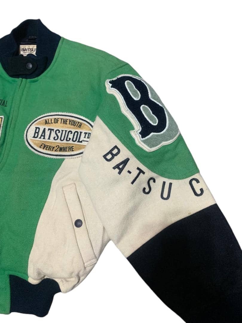 If Six Was Nine Vintage 80s Japanese BA-TSU Wool Varsity Jacket Nice Design Size US M / EU 48-50 / 2 - 5 Thumbnail