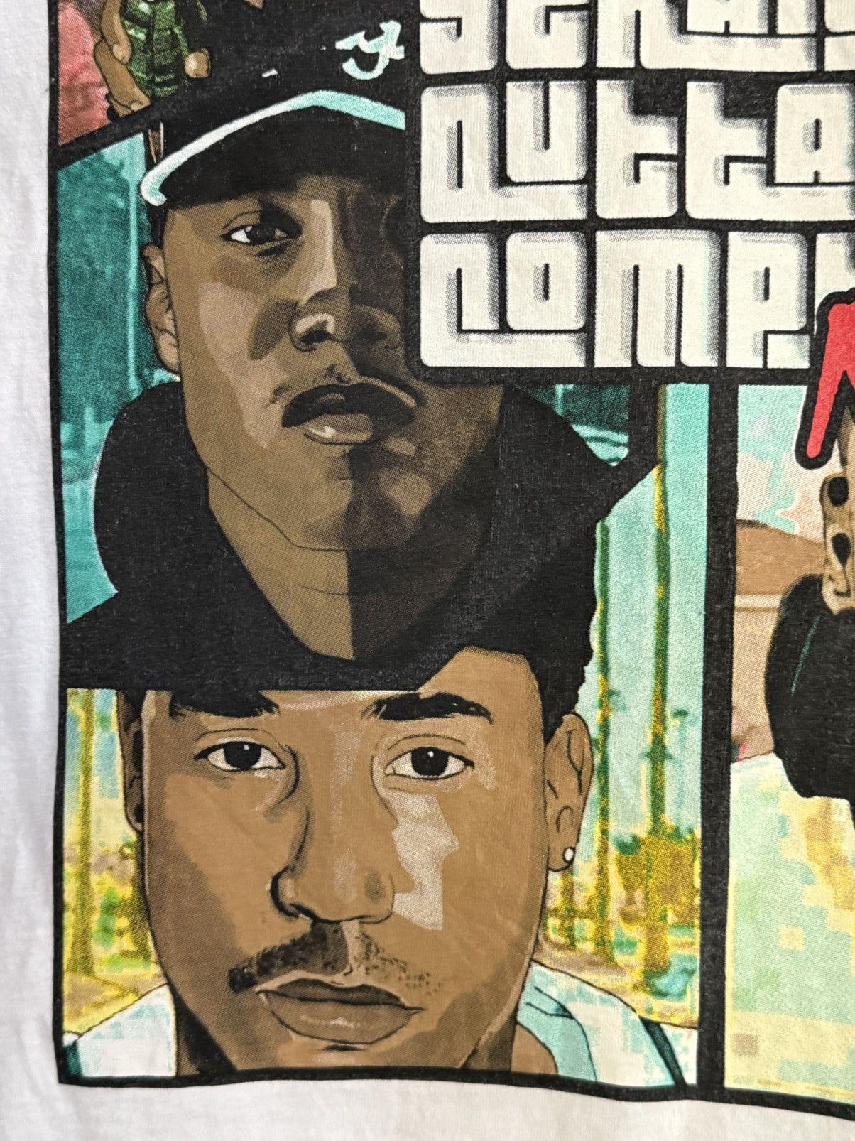 Band Tees × Rap Tees × Vintage Vintage N.W.A Staight Outta Compton Rap Tee Size US L / EU 52-54 / 3 - 5 Thumbnail