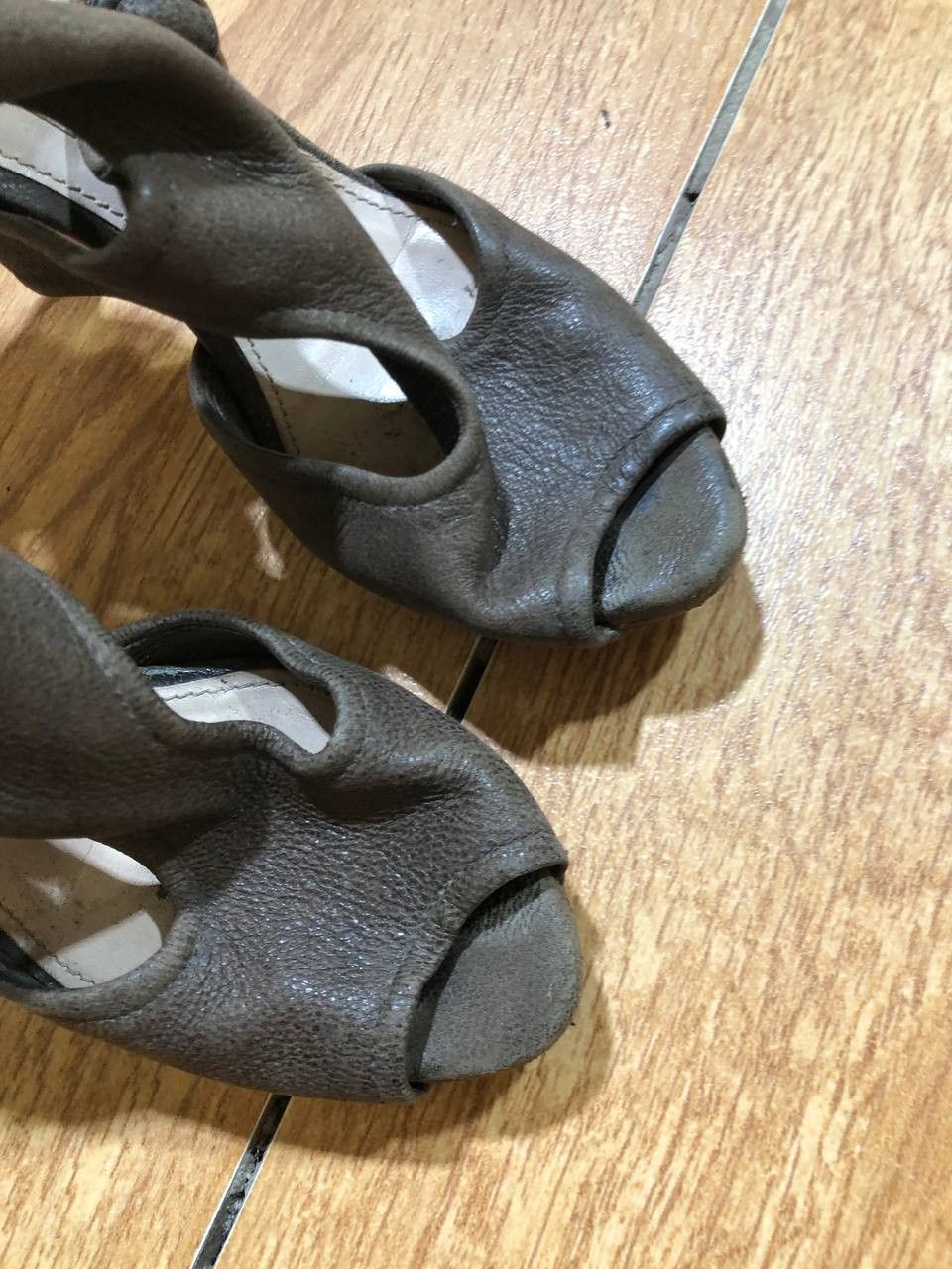 Prada Prada Fashion Women's Sandals Zipper Peep Toe High Heels Size US 5 / IT 35 - 15 Thumbnail