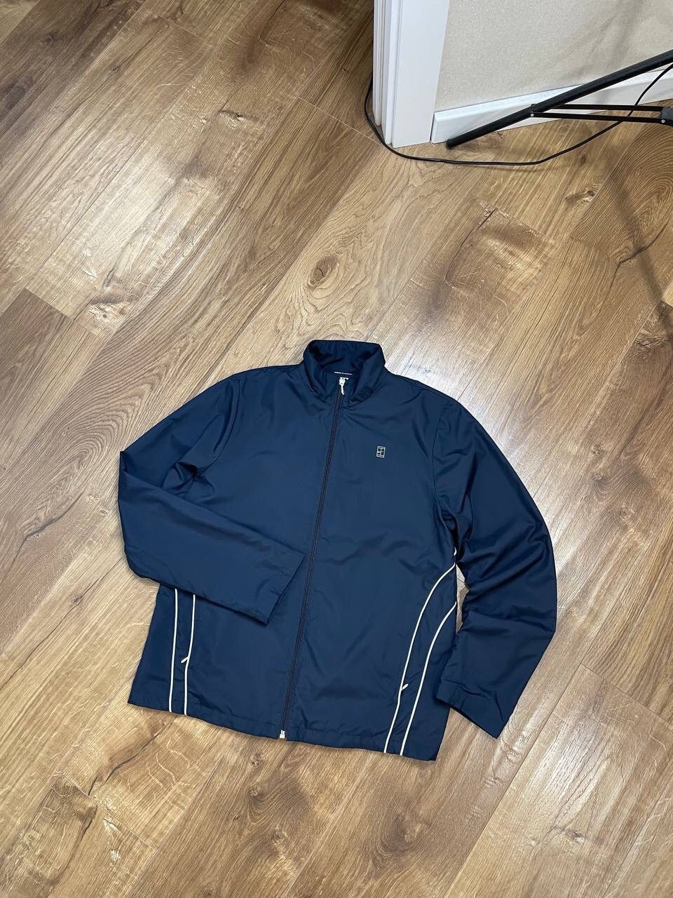 Nike Vintage Nike Court 90’s Y2K Style Drill Nylon Jacket Bomber Size US S / EU 44-46 / 1 - 1 Thumbnail