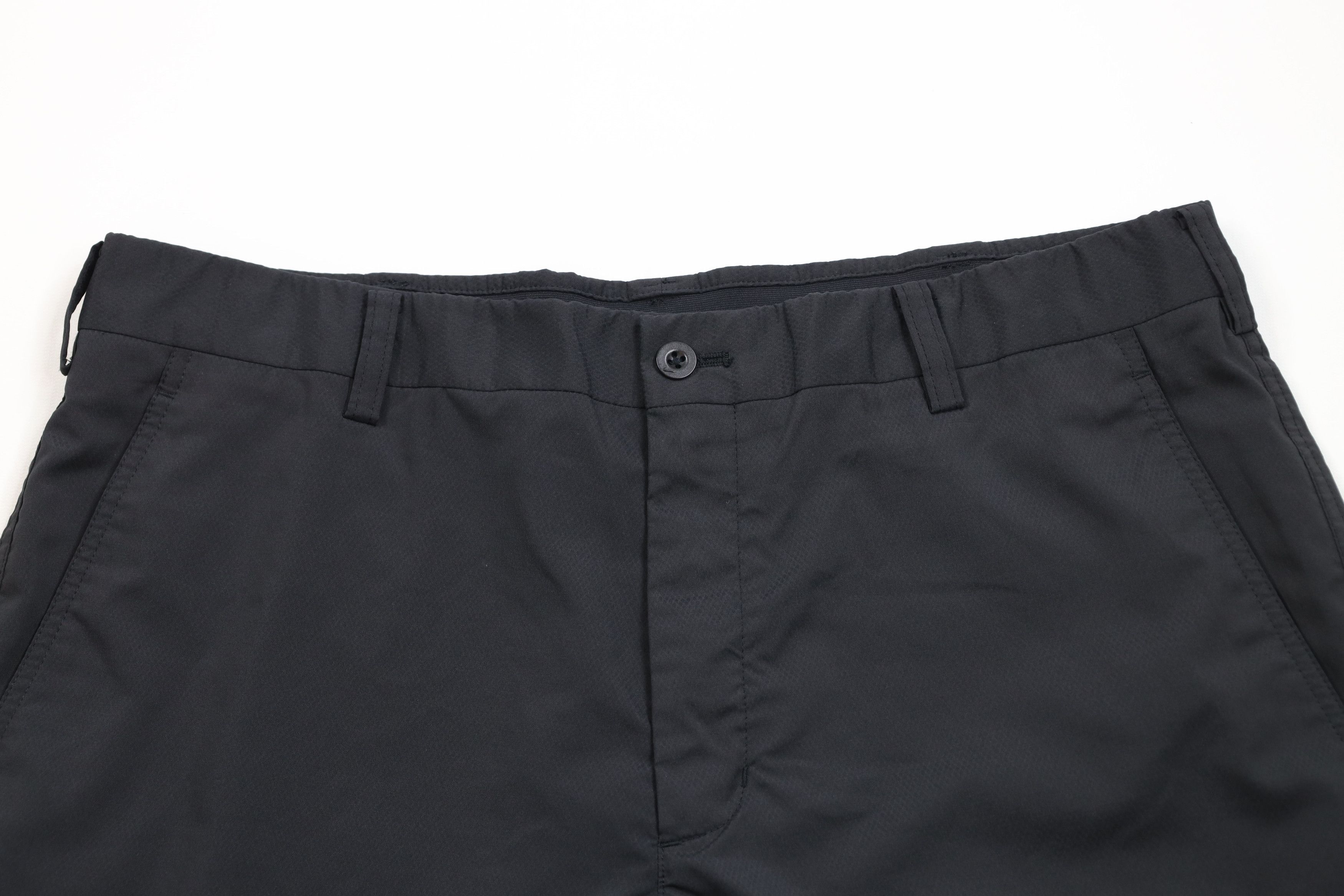 Nike × Vintage Nike Golf Flat Front Tech Golfing Golf Chino Shorts Black Size US 34 / EU 50 - 2 Thumbnail