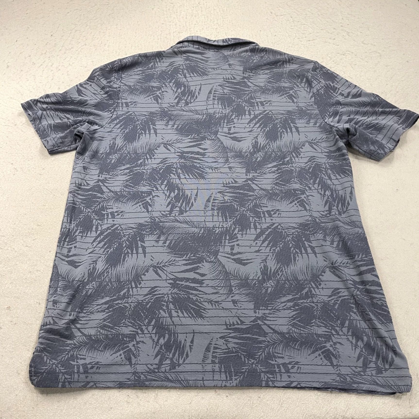 TravisMathew Travis Mathew Polo Shirt Mens 2XL XXL Blue Floral Leaf Golf AOP Pique Shirt Adult 2XL Blue Floral Leaf Golf Polo Mens Size US XXL / EU 58 / 5 - 6 Thumbnail