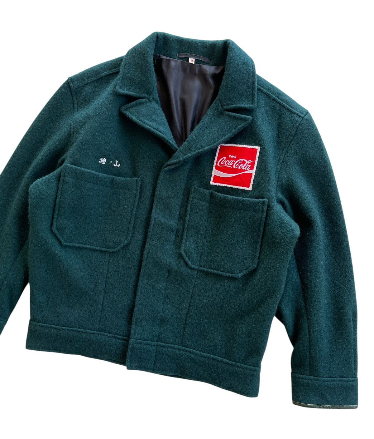 Coca Cola 1970s Japanese Coca Cola Wool Workers Jacket Size US M / EU 48-50 / 2 - 1 Thumbnail