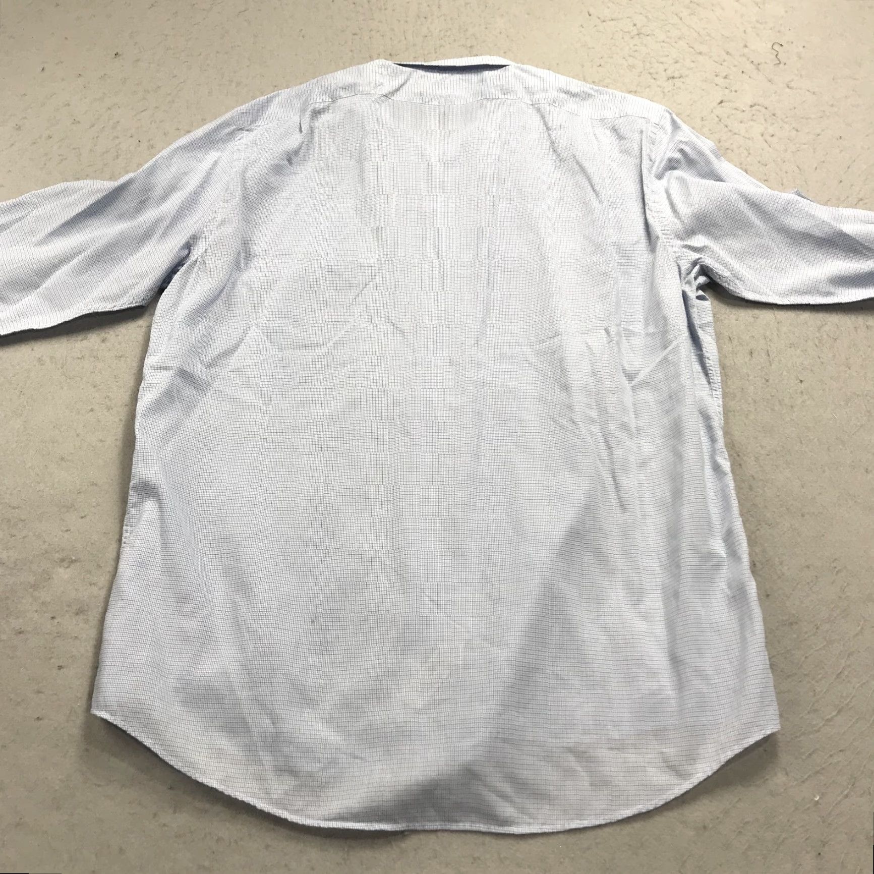 Ralph Lauren Ralph Lauren Black Label Shirt Mens 17 Blue Check Cotton Dress Made Italy Design Shirt Mens 17 Blue Check Cotton Dress Italy Design Size 46R - 6 Thumbnail