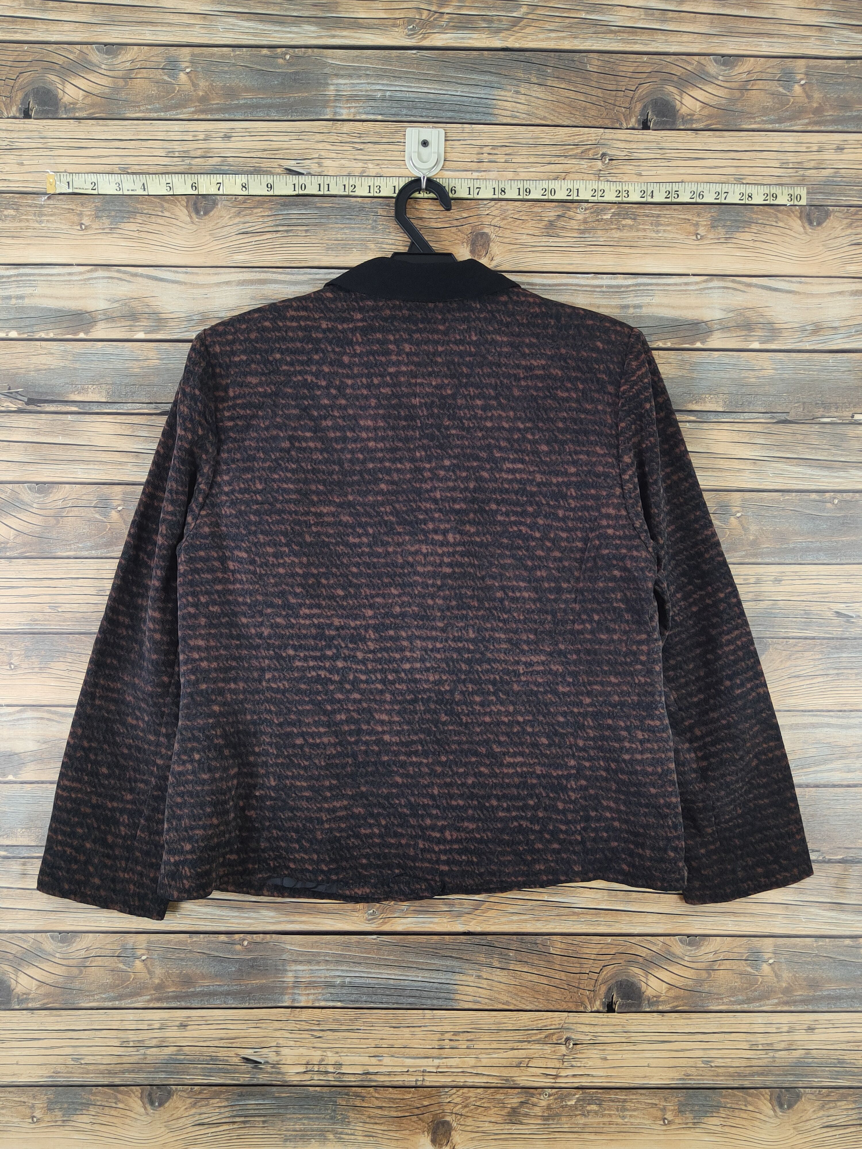 Japanese Brand × Vintage Vintage Tomi Miyazki Black Brown Blazers Size M / US 6-8 / IT 42-44 - 7 Thumbnail