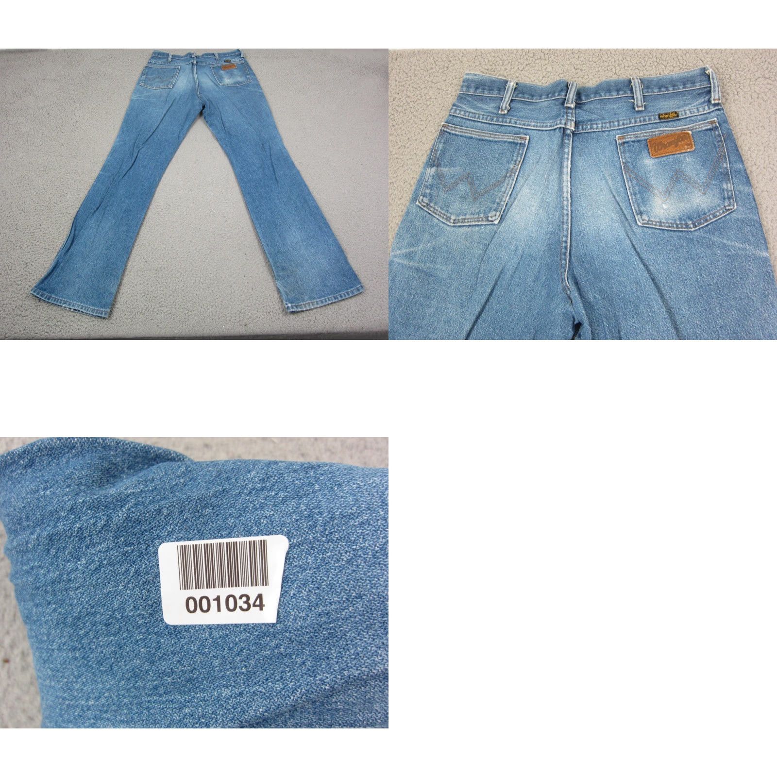 Wrangler VINTAGE Wrangler Jeans Men Regular Blue 30 x 31 Denim Straight 5-Pocket Retro Size US 30 / EU 46 - 11 Thumbnail