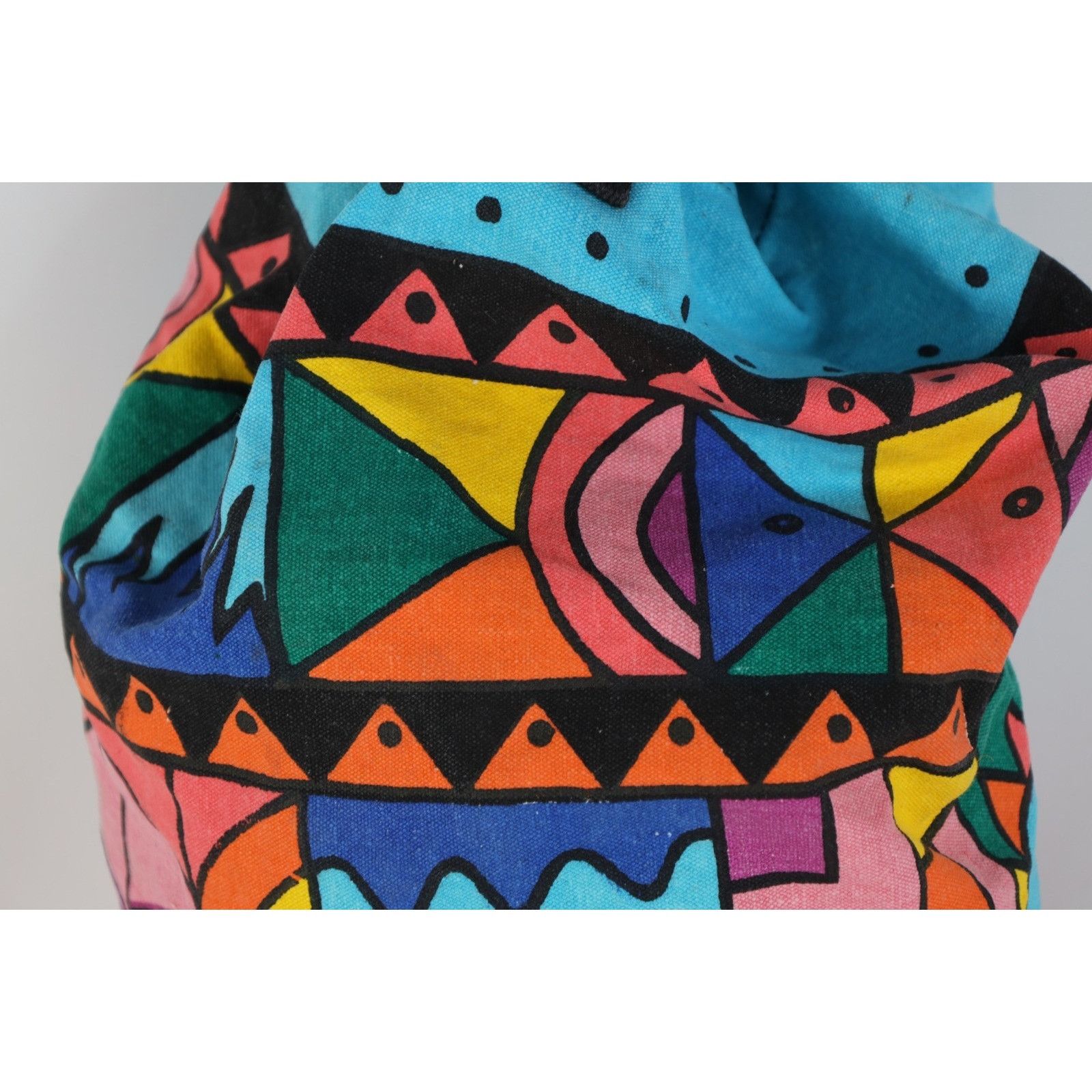 Vintage Vintage 90s Streetwear Rainbow Art Cinch Slingback Bag Size ONE SIZE - 2 Thumbnail