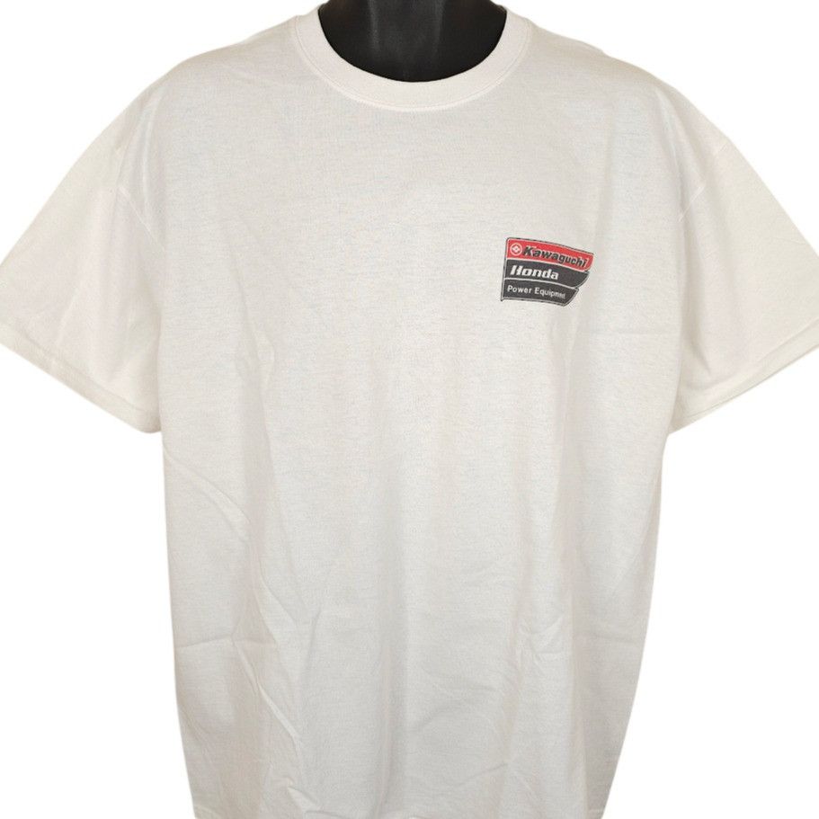 Gildan Kawaguchi Honda T Shirt Mens Size XL White Power Equipment Size US XL / EU 56 / 4 - 2 Thumbnail