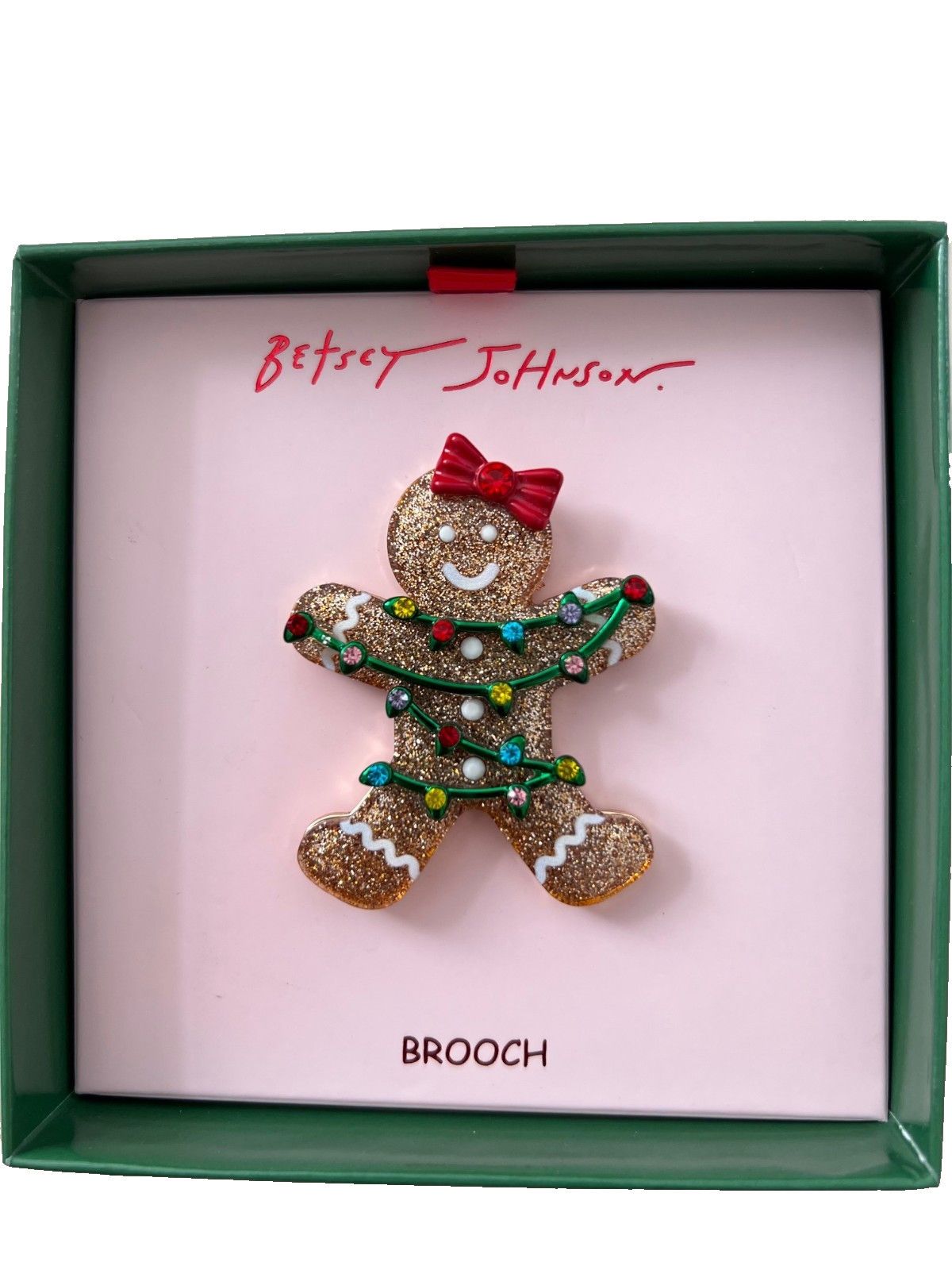 Betsey Johnson Betsey Johnson Gingerbread Christmas Brooch Pin Holiday Size ONE SIZE - 4 Thumbnail