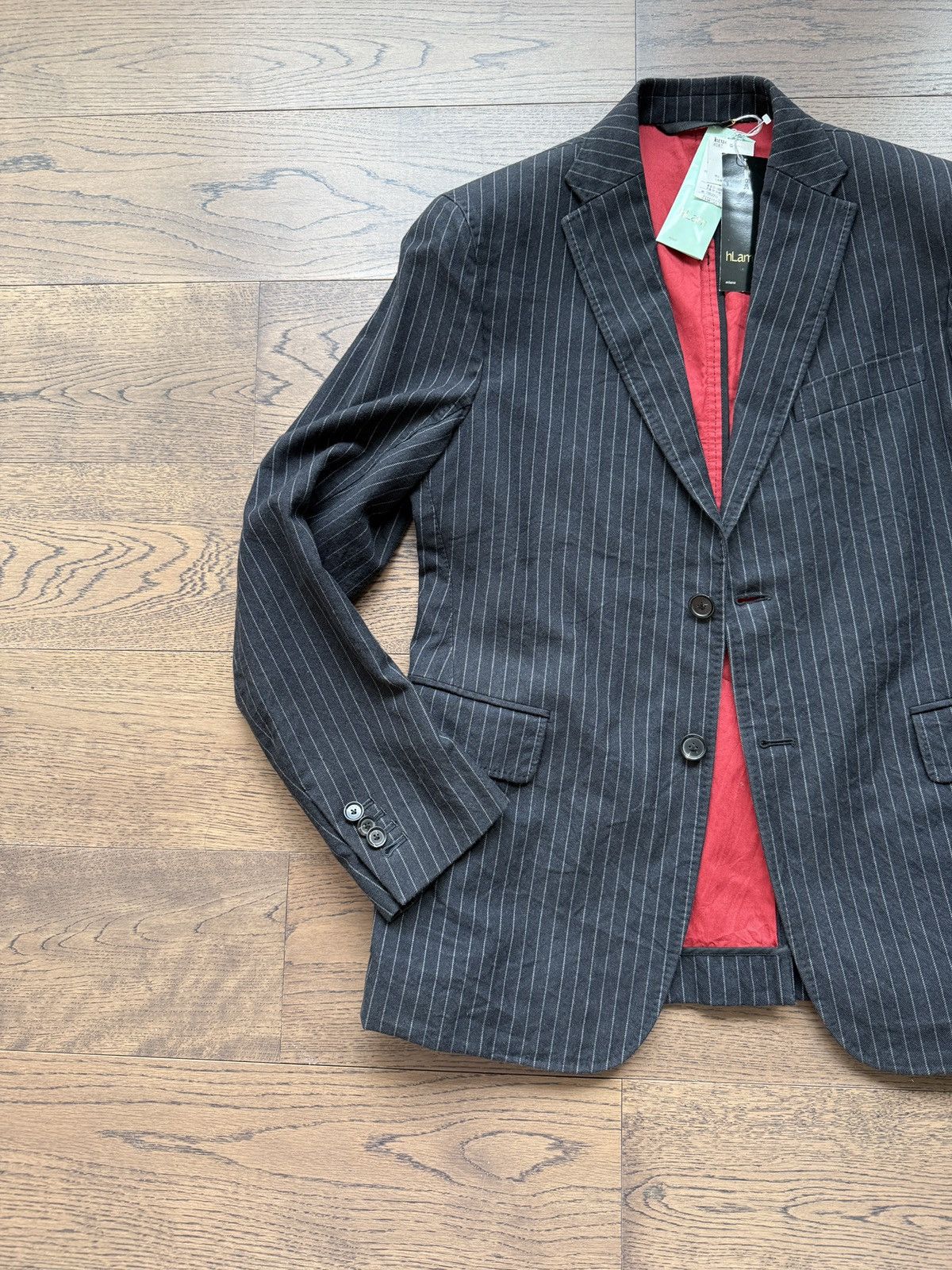 Other hLAM Milano Japanese Edition Mens Stripe Blazer Jacket S Size US S / EU 44-46 / 1 - 4 Thumbnail
