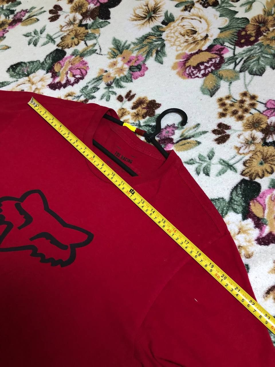 Fox Racing Fox T-Shirt Red Mens Regular Fit Crew Neck Logo Graphic Size US XL / EU 56 / 4 - 3 Thumbnail