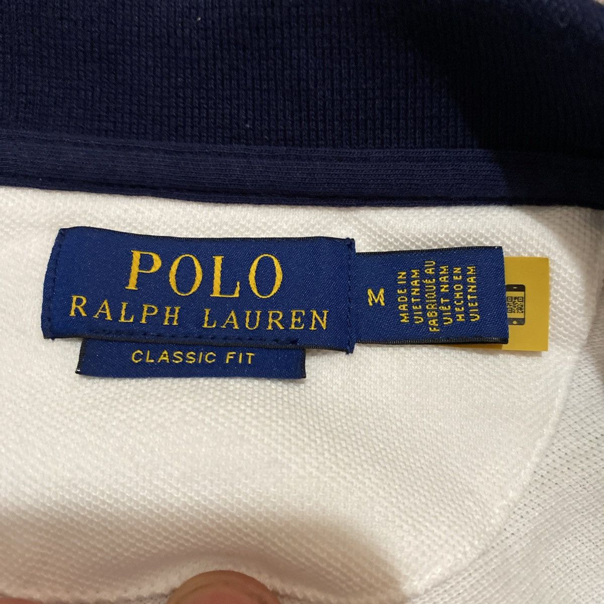 Polo Ralph Lauren Polo Ralph Lauren whiteblueClassicGraphic Polo Sz medium New Size US M / EU 48-50 / 2 - 10 Thumbnail