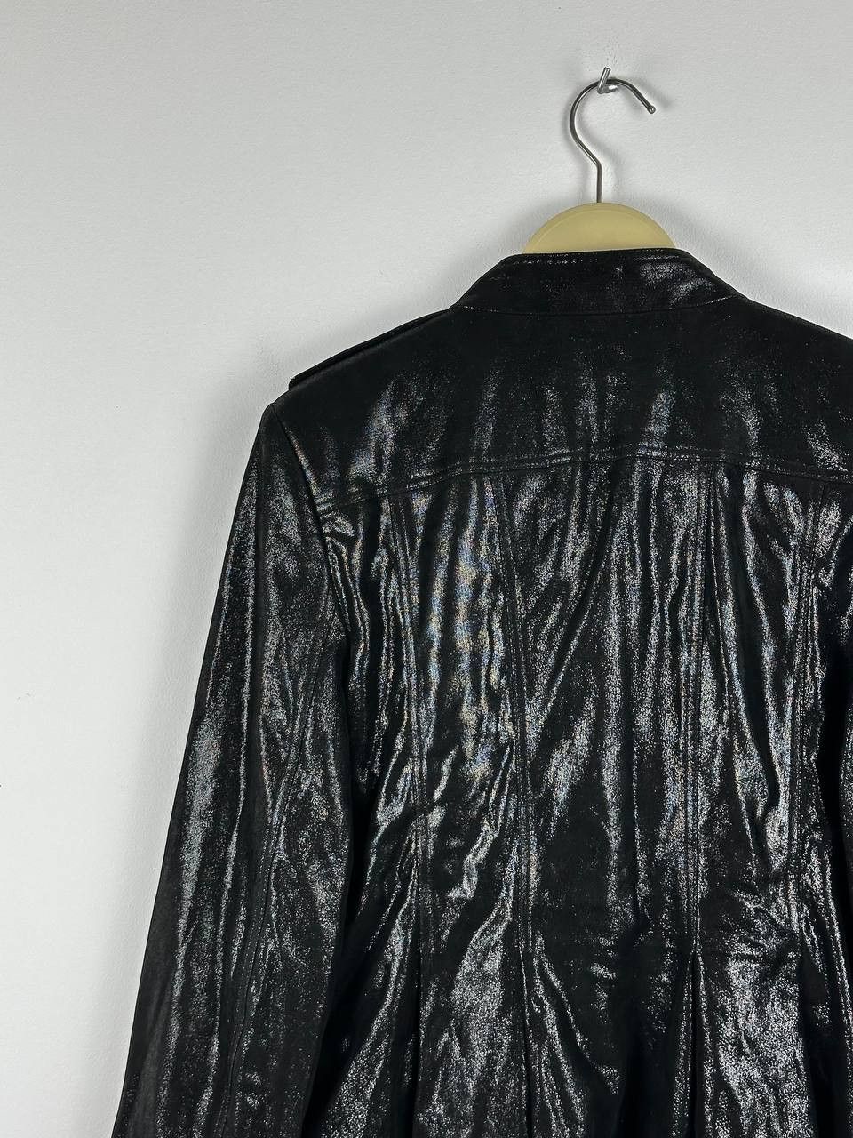 Burberry Rare Burberry Goat Skin Shine Leather Jacket Size M / US 6-8 / IT 42-44 - 15 Thumbnail