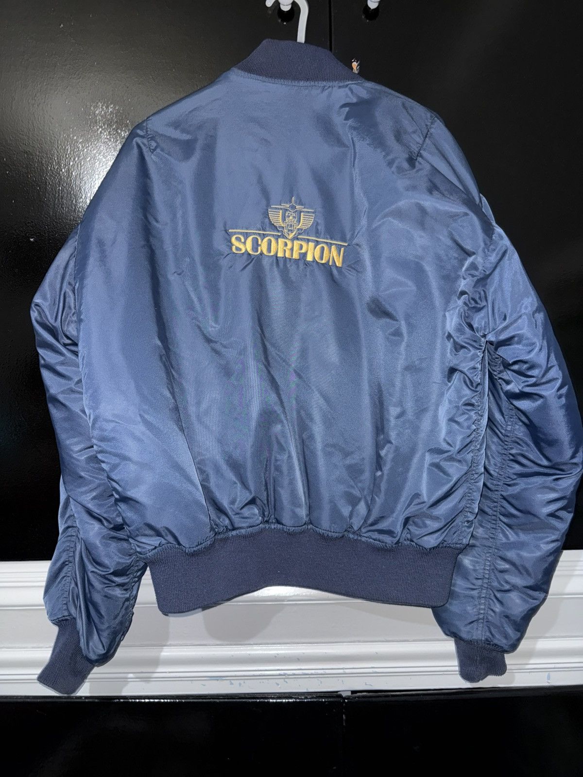 Other Vintage Scorpion Bomber Jacket Size US M / EU 48-50 / 2 - 2 Thumbnail