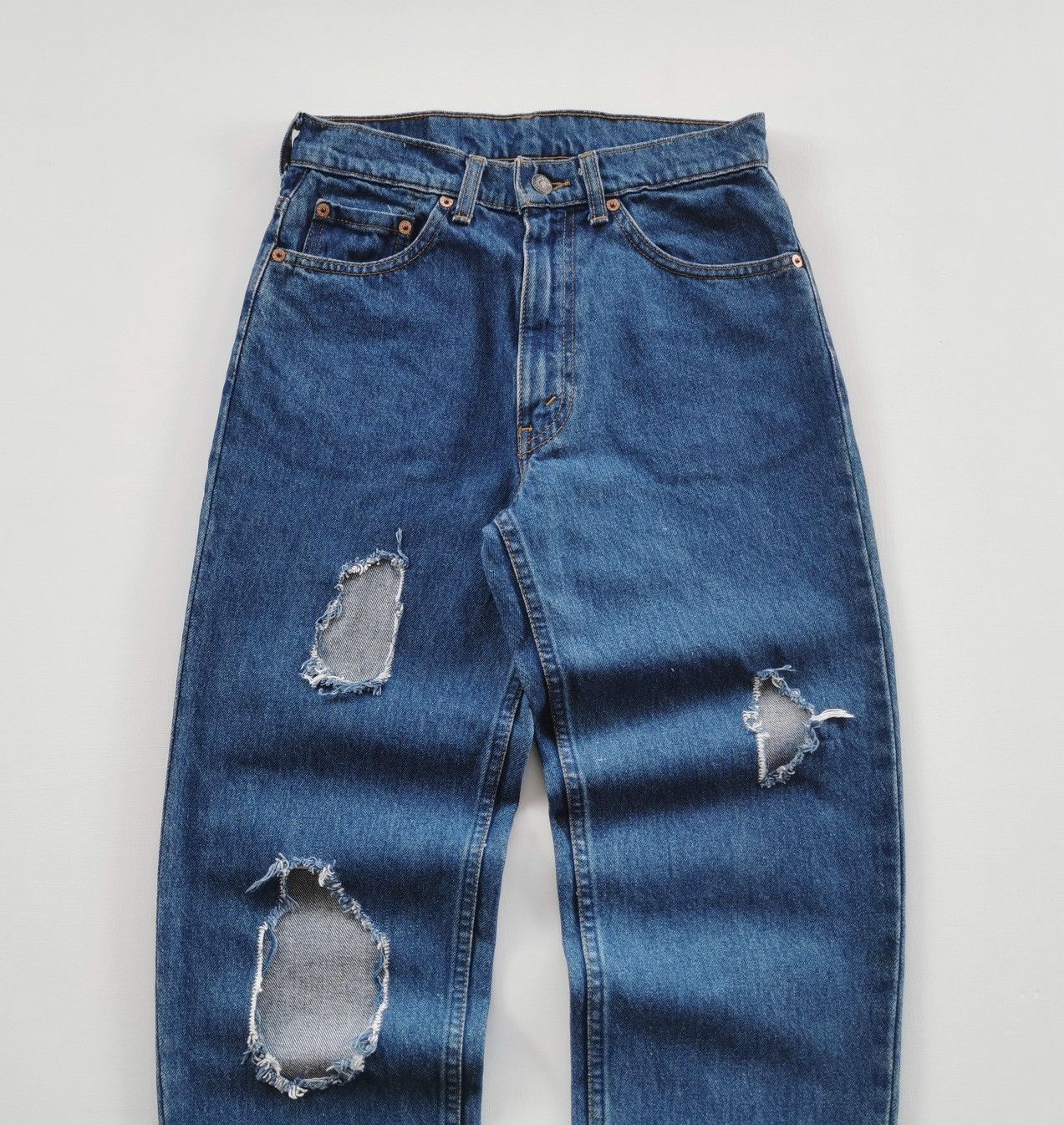Levi's Vintage Levis Lot 620 Blue Jeans Size 27" / US 4 / IT 40 - 4 Thumbnail