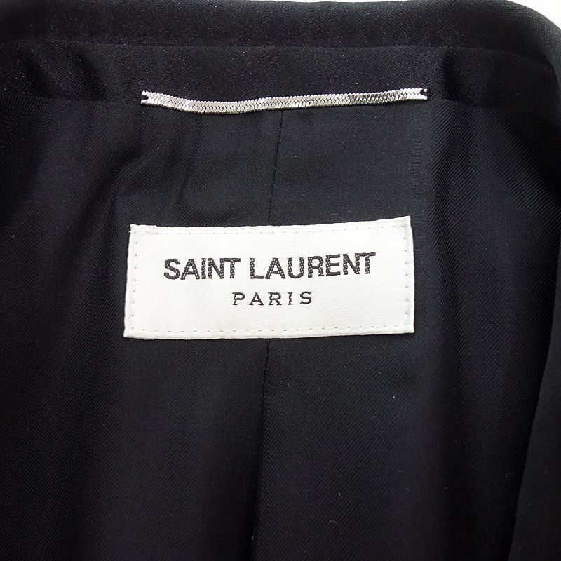 Saint Laurent Paris o1bcso1str0924 Tuxedo Jacket in Black Size US XL / EU 56 / 4 - 3 Thumbnail