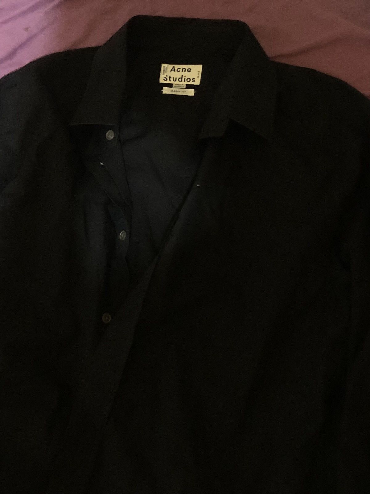 Acne Studios Black Acne Studios Shirt Size US L / EU 52-54 / 3 - 8 Thumbnail