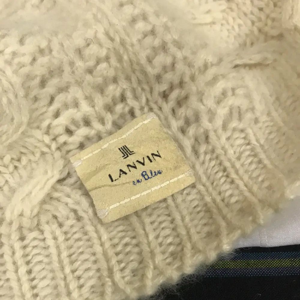 Lanvin × Vintage Lanvin Knit Beanie Hat Size ONE SIZE - 5 Thumbnail