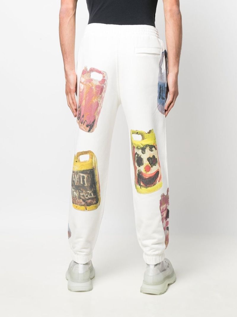 Givenchy x Josh Smith Cream Ceramics Print Sweatpants Size US 28 / EU 44 - 5 Thumbnail