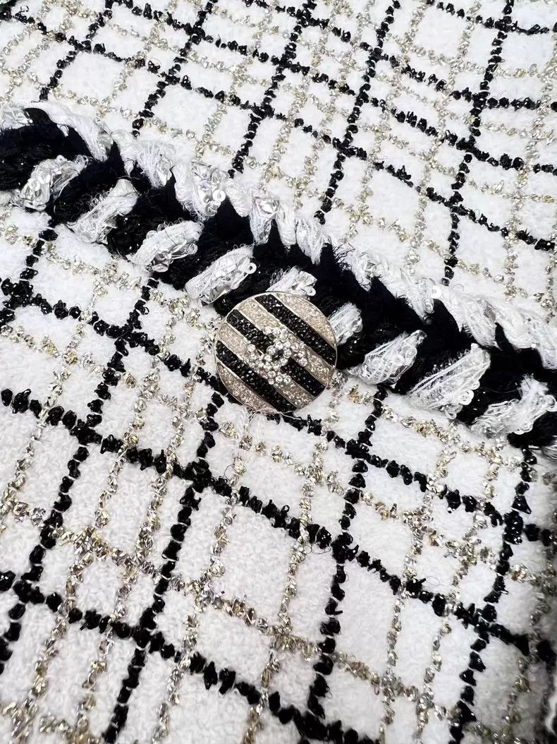 Chanel Chanel Black and white plaid cuff fake two-piece long-slee Size XS / US 0-2 / IT 36-38 - 5 Thumbnail