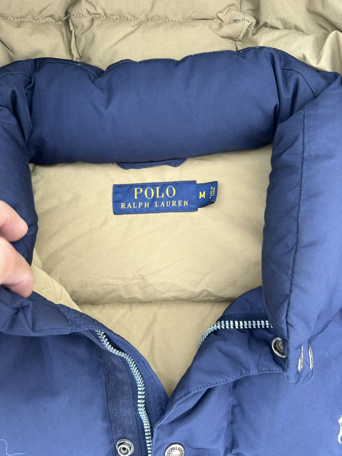 Polo Ralph Lauren × Vintage Polo Ralph Lauren New Men's Navy Elmwood Down Jacket Size m Size US M / EU 48-50 / 2 - 3 Thumbnail