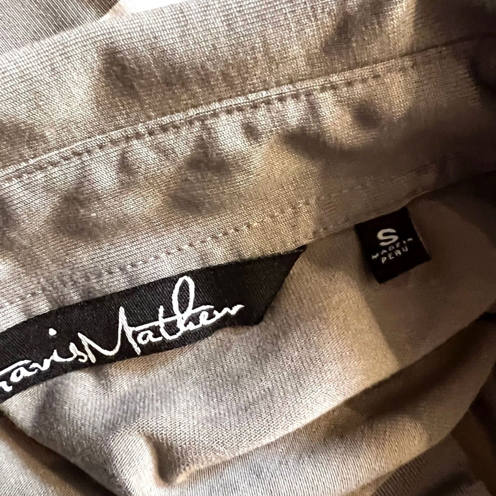 TravisMathew Travis Mathew Polo Shirt Mens Small Gray Striped Pima Cotton Blend Golf Shirt S Mens Gray Polo Size US S / EU 44-46 / 1 - 7 Thumbnail