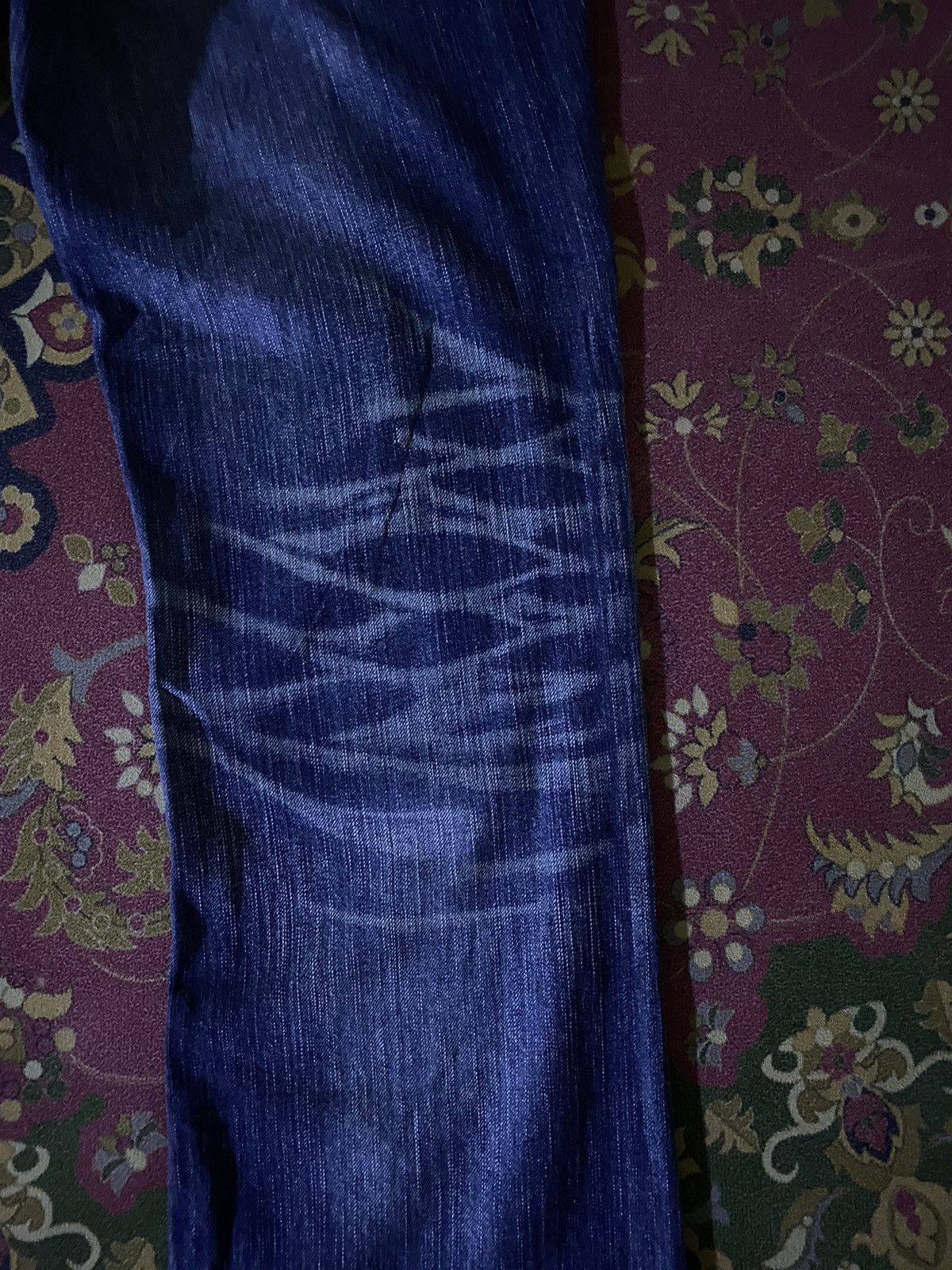 Edwin × If Six Was Nine × Le Grande Bleu (L.G.B.) 🔥RARE🔥Vintage Edwin Exclusive Flare Distressed Denim Size US 32 / EU 48 - 5 Thumbnail