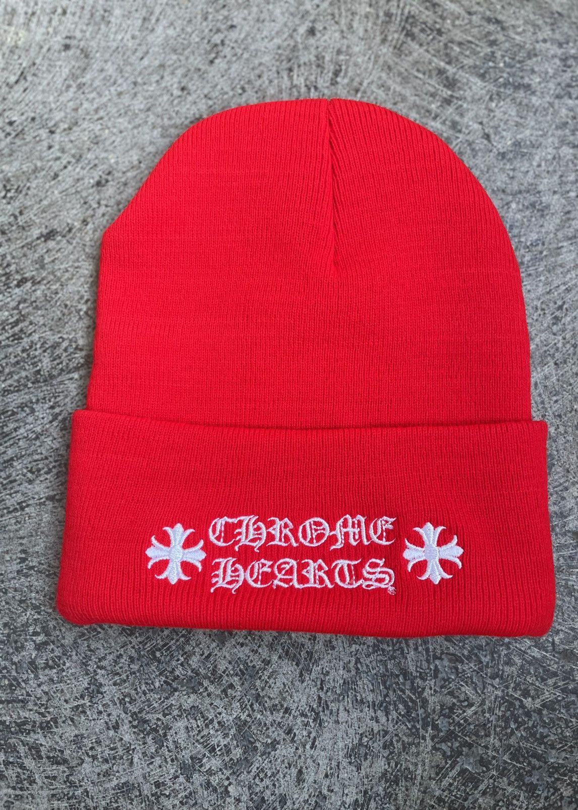 Chrome Hearts Chrome Hearts Logo Beanie Size ONE SIZE - 2 Thumbnail