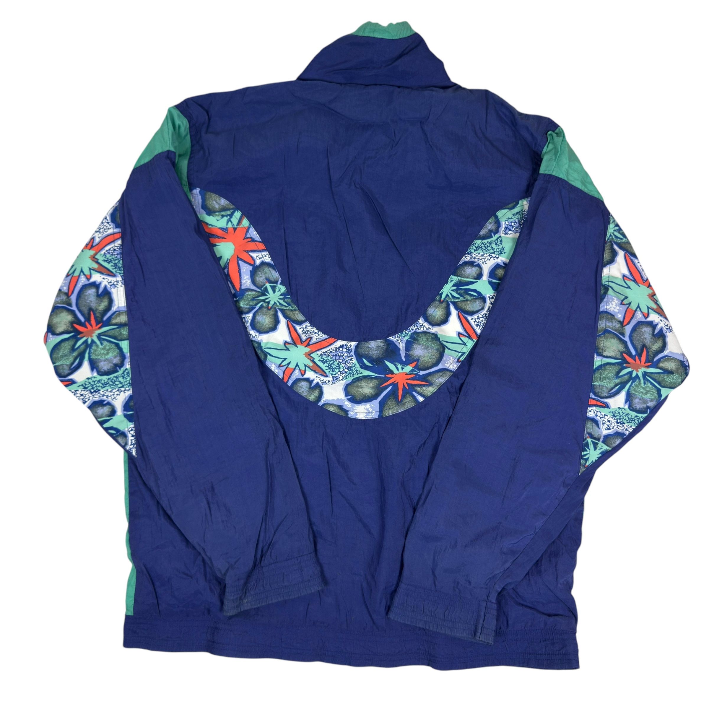 Adidas × Vintage Adidas Men's Blue Spellout Full Zip Windbreaker Jacket S Size US S / EU 44-46 / 1 - 11 Thumbnail