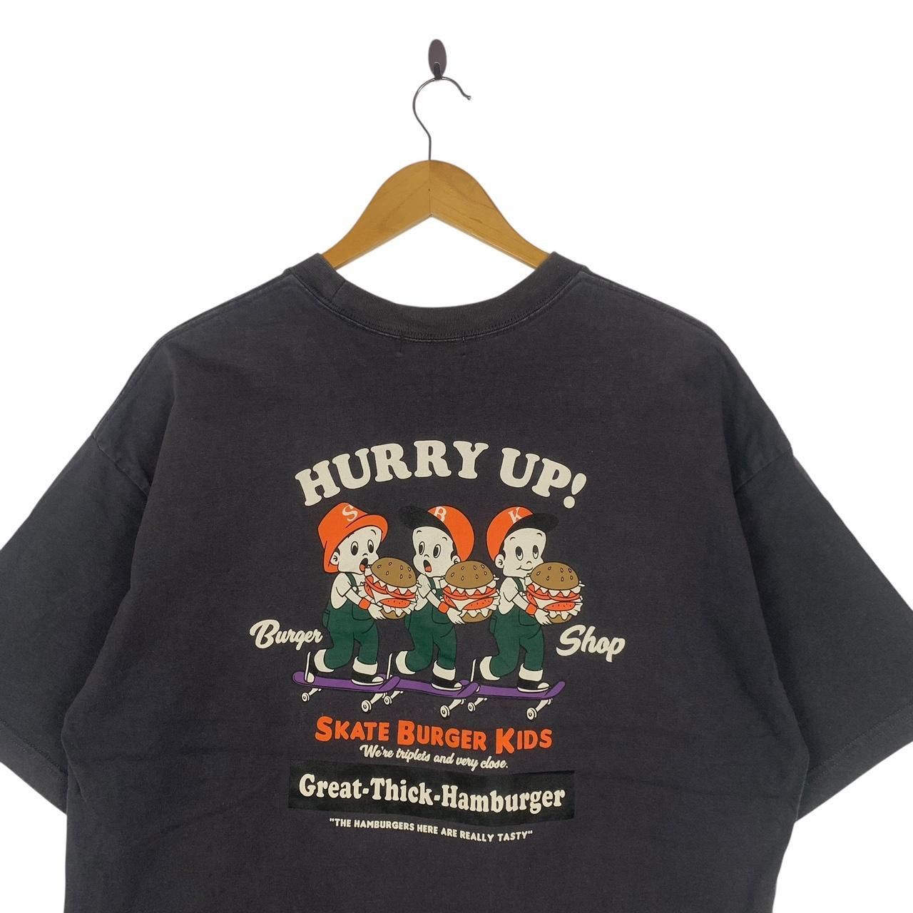 Other WEGO SKATE BURGER KIDS Sun Faded Baggy Backhit Tee Shirt Size US L / EU 52-54 / 3 - 6 Thumbnail