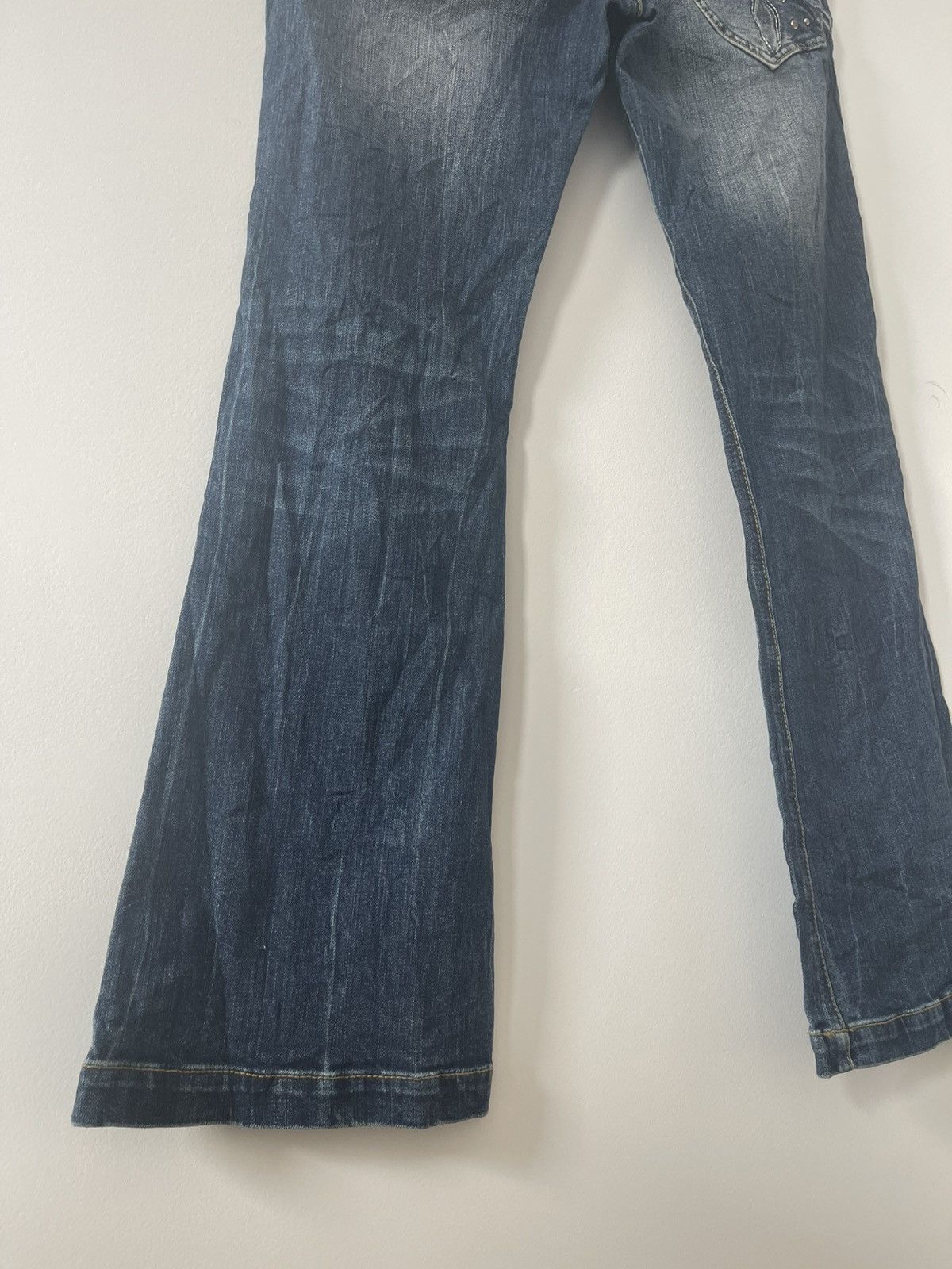 14th Addiction Rare Vintage CLASSICAL ELF Wings of Butterfly Flare Denim Size US 32 / EU 48 - 3 Thumbnail
