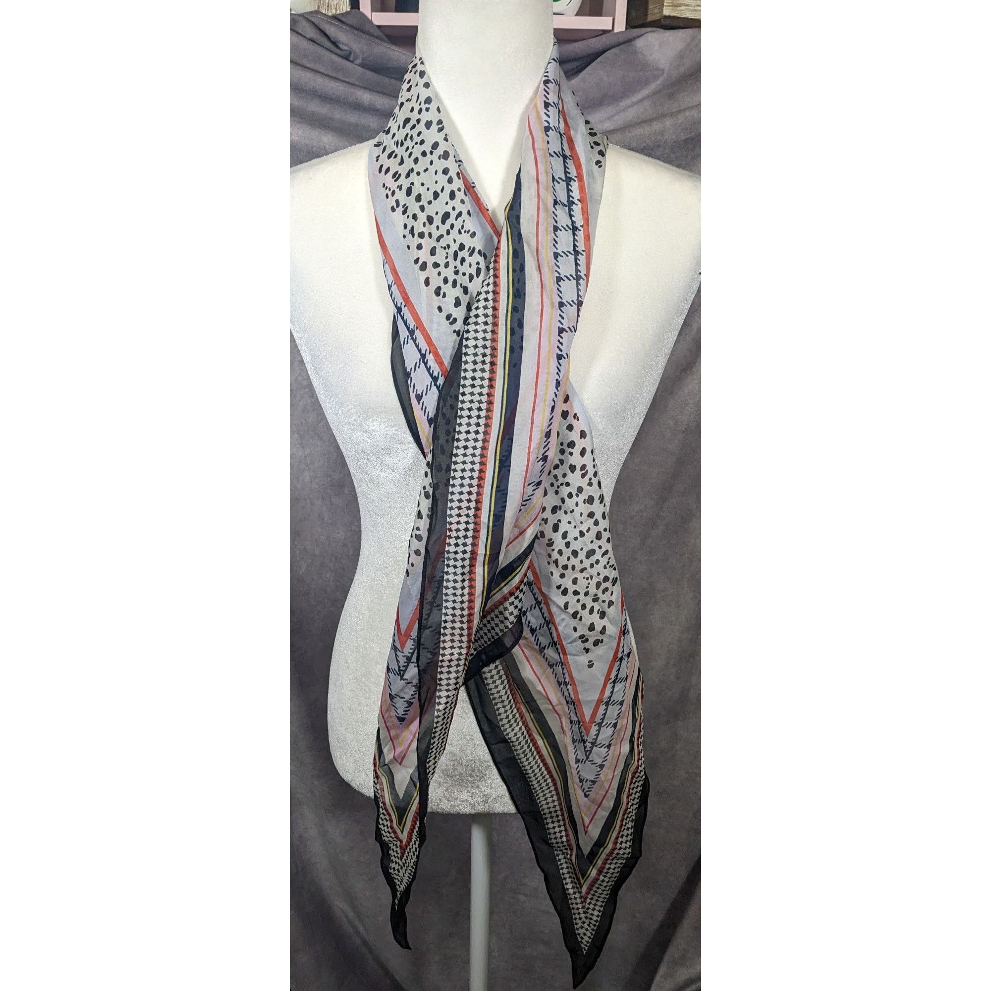 Other Preppy Multi Pattern Super Soft Lightweight Scarf Size ONE SIZE - 7 Thumbnail