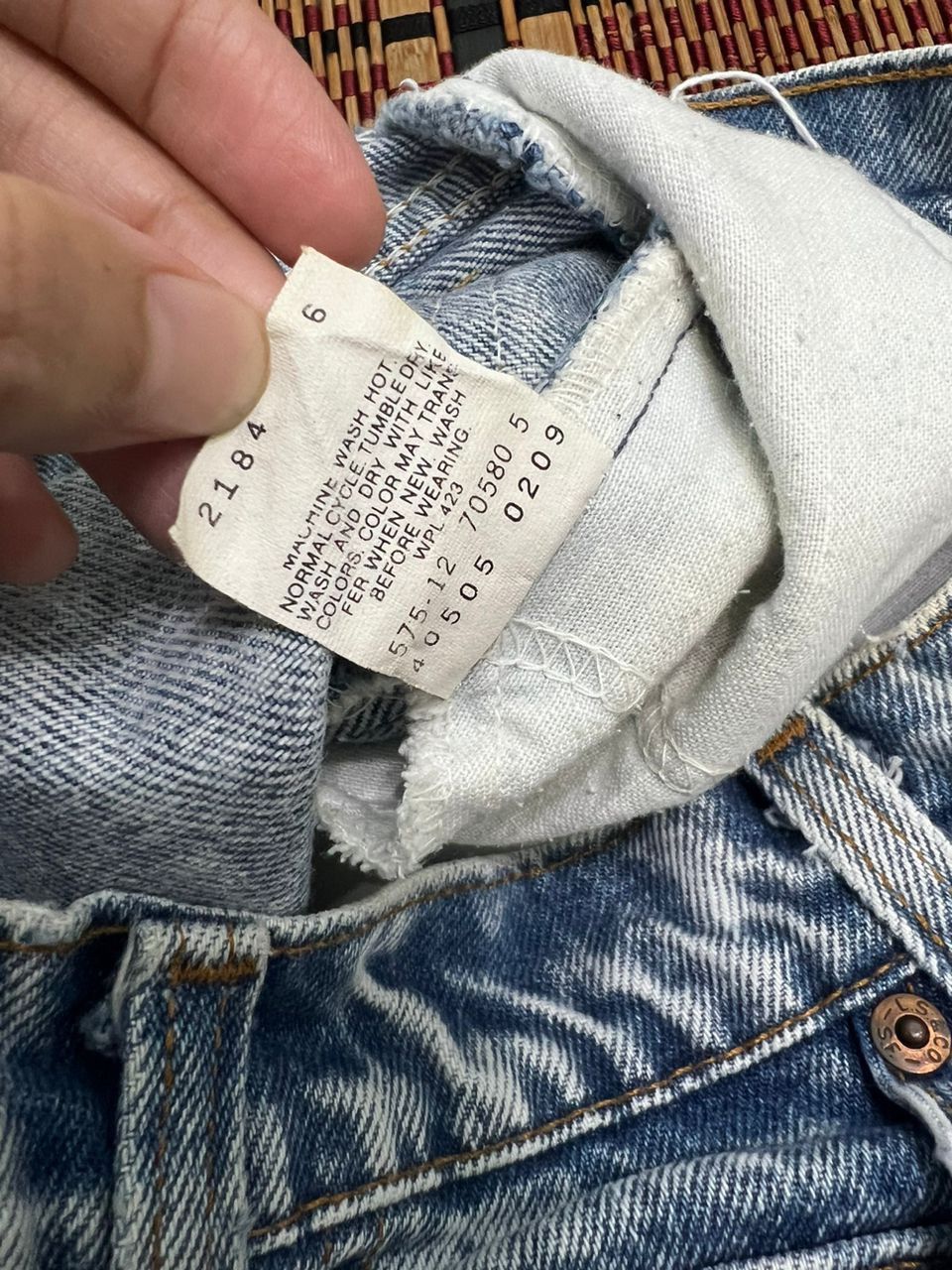 Levi's × Vintage Vintage 1980’s Levis Acid Wash Cut Off Short Pants Size US 31 - 9 Thumbnail