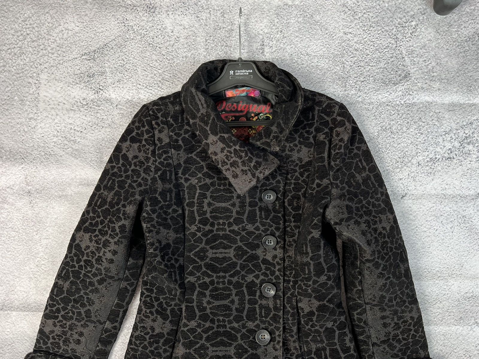Desigual × Vintage Desigual black luxury coat Size XS / US 0-2 / IT 36-38 - 4 Thumbnail