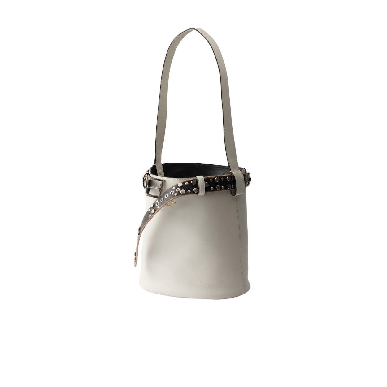 Prada PRADA $6000 White/Black Bucket Bag New & Authentic Size ONE SIZE - 2 Thumbnail