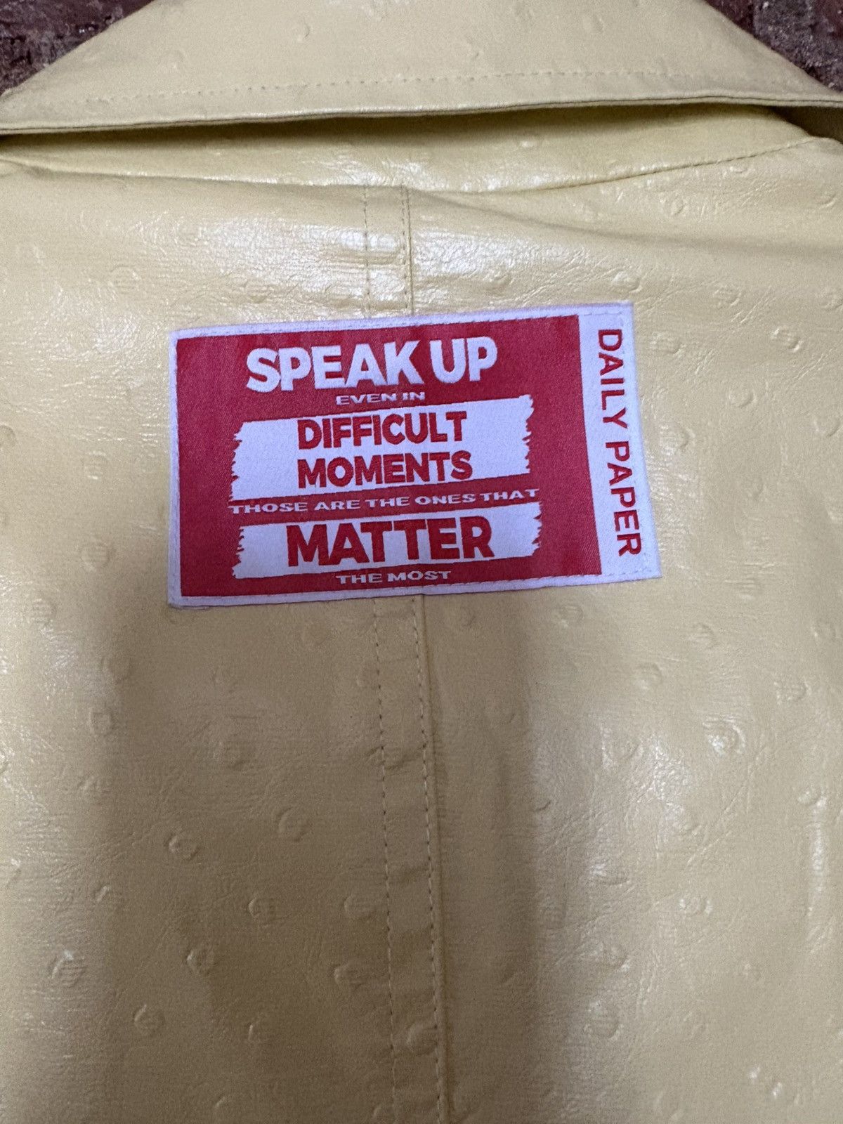Daily Paper Daily Paper Vegan Ostrich Leather Jacket Size M / US 6-8 / IT 42-44 - 4 Thumbnail