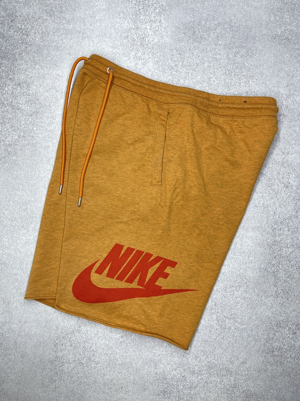 Nike Mens Nike NSW Orange Shorts Big Logo Drill Y2K TECH ACG Size US 34 / EU 50 - 4 Thumbnail