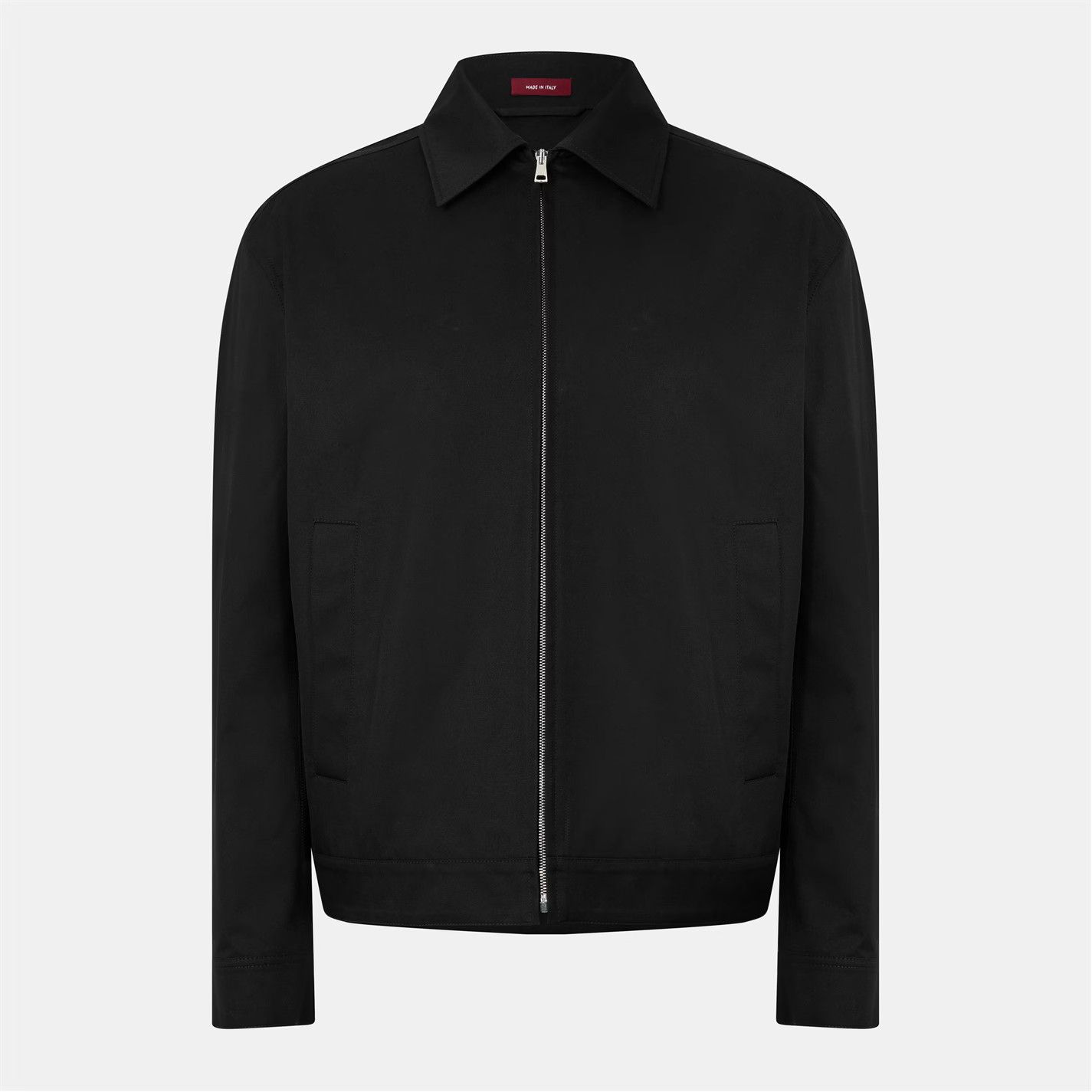 Gucci o1g2r1mq0426 Cotton Twill Jacket in Black Size US L / EU 52-54 / 3 - 1 Thumbnail