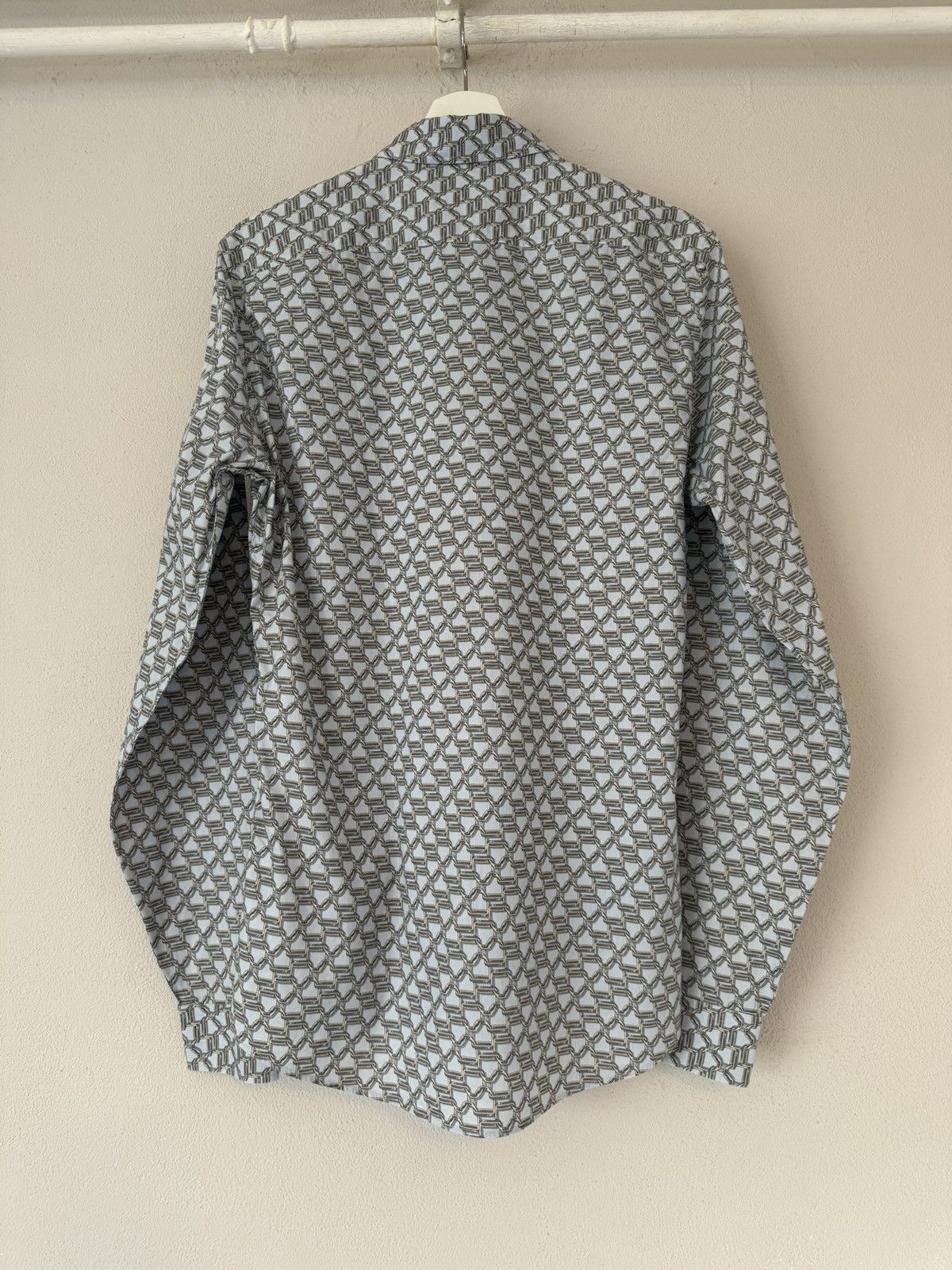 Gucci Slim Fit Shirt with All-Over Chain Print Size US M / EU 48-50 / 2 - 9 Thumbnail