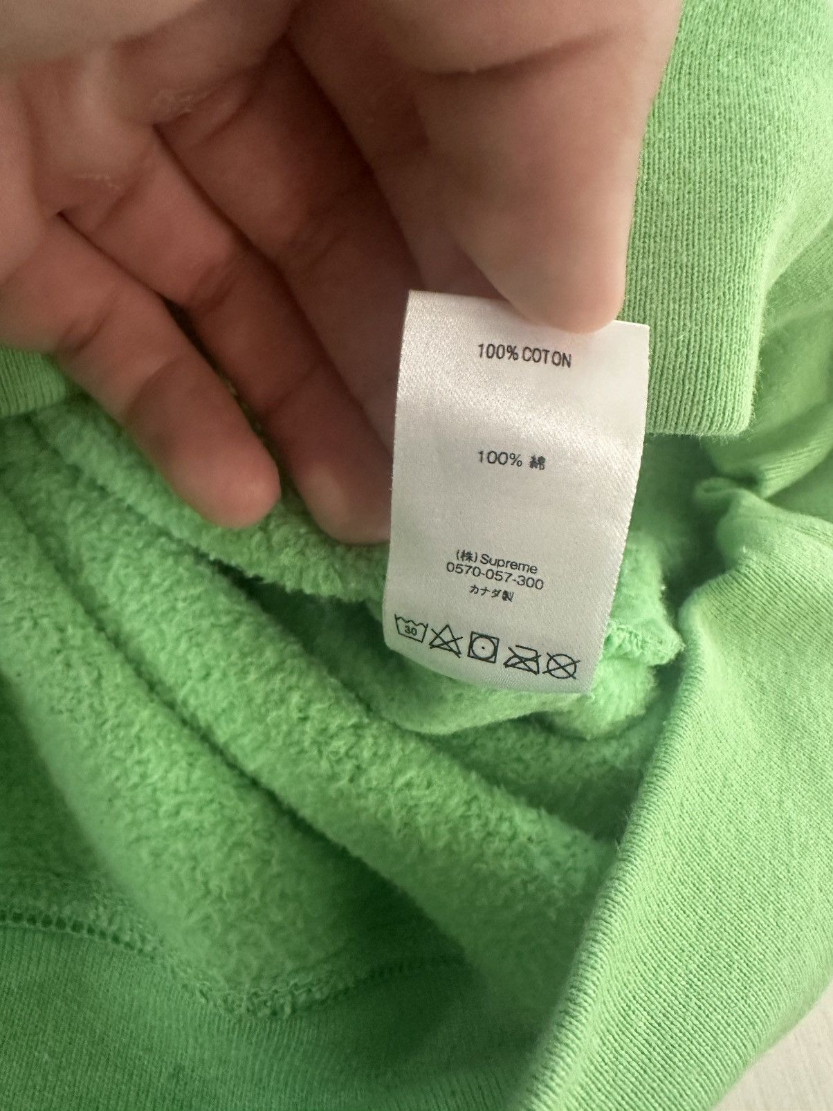 Supreme Supreme Cop Car Hoodie bright green FW19 used sz M Size US M / EU 48-50 / 2 - 8 Thumbnail