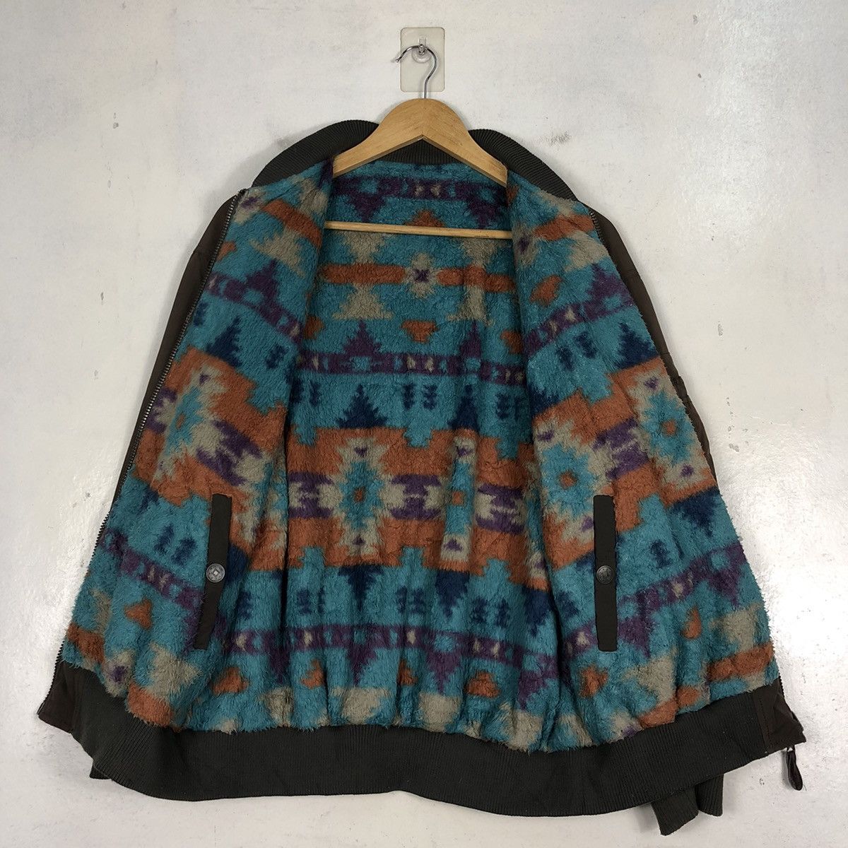 Native × Vintage Titicaca Native Riversible Navajo Bombers Jacket Size US M / EU 48-50 / 2 - 11 Thumbnail