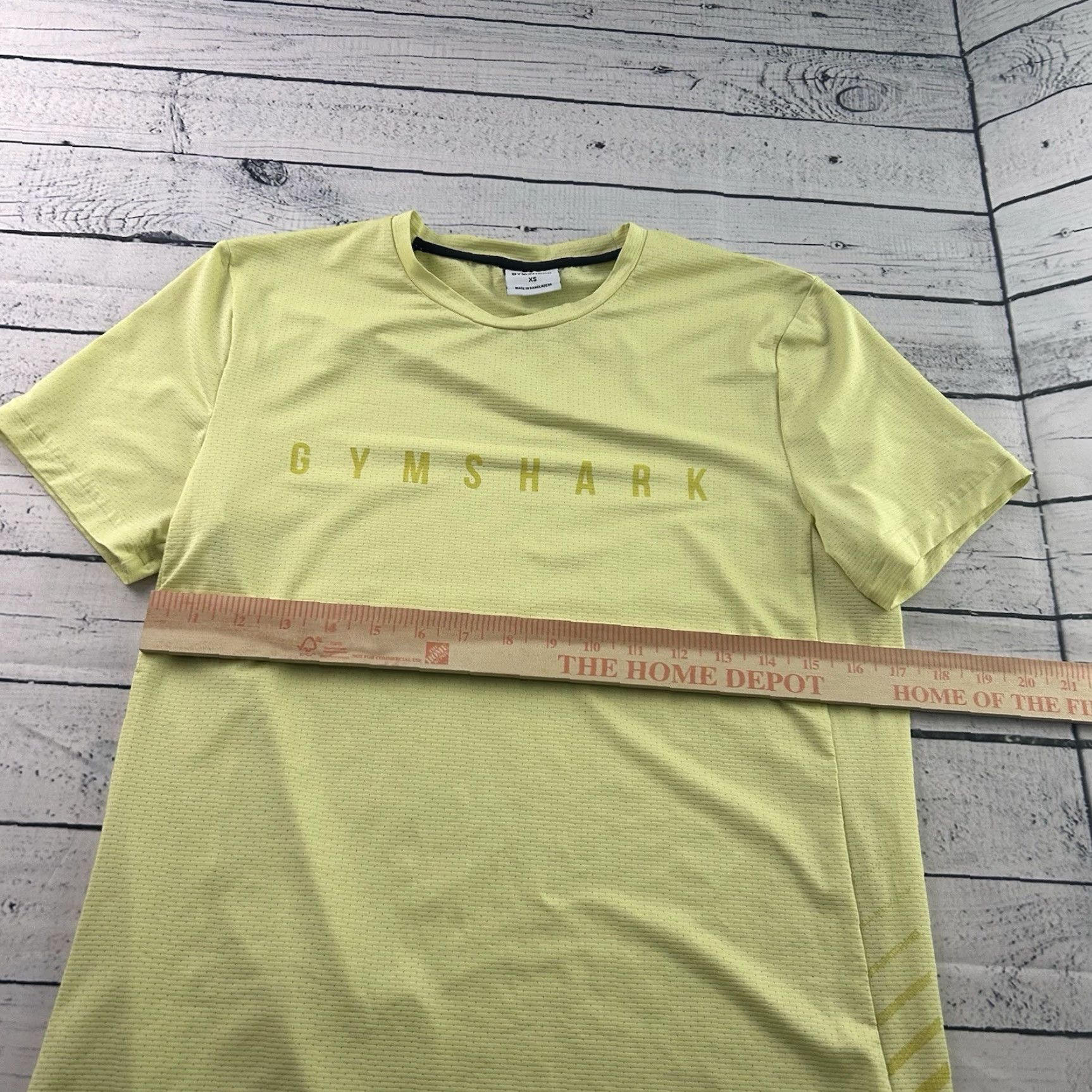 Gymshark Gymshark Short Sleeve T-Shirt Men's XS Yellow Athletic Shirt Shirt Logo Crew Neck Basic Activewear Summer Spring Mens Size US XS / EU 42 / 0 - 4 Thumbnail