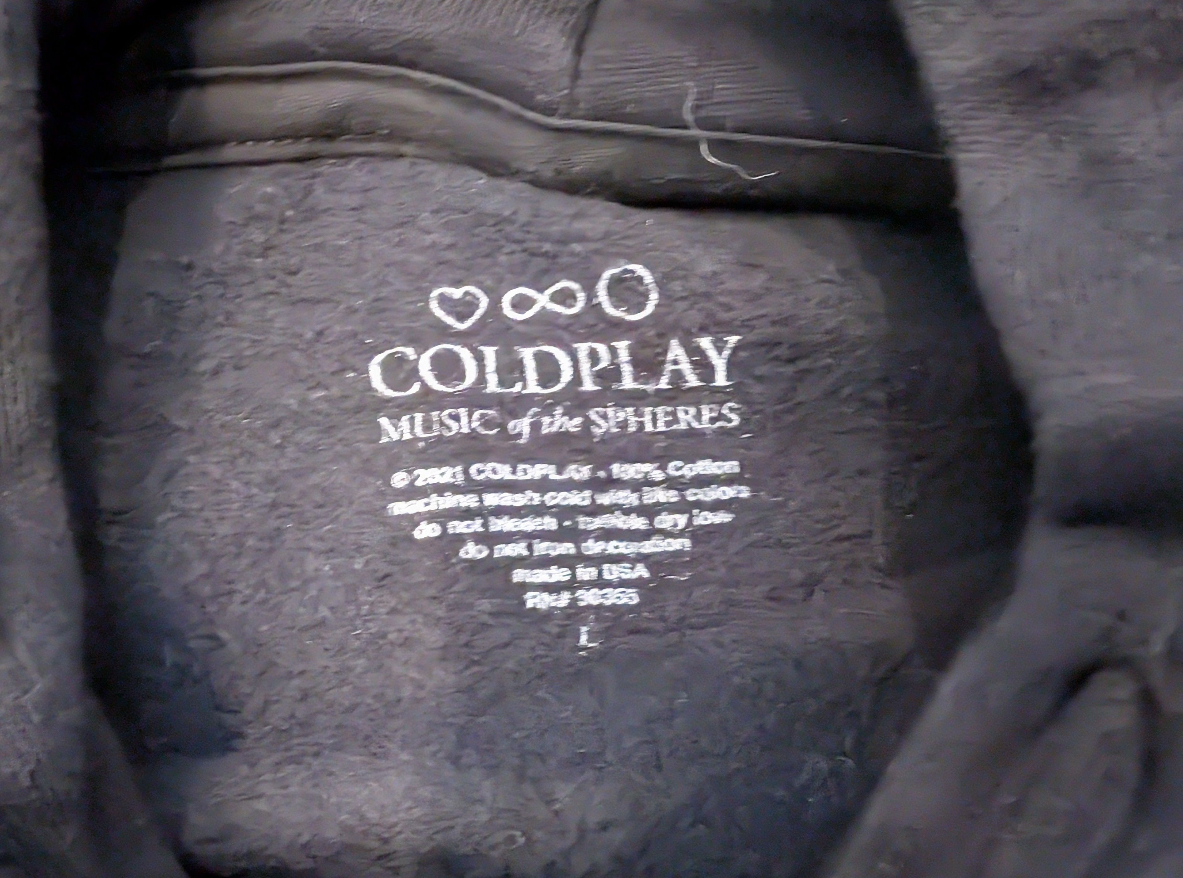 Other RARE Coldplay Music of the Spheres World Tour Hoodie Size US L / EU 52-54 / 3 - 3 Thumbnail