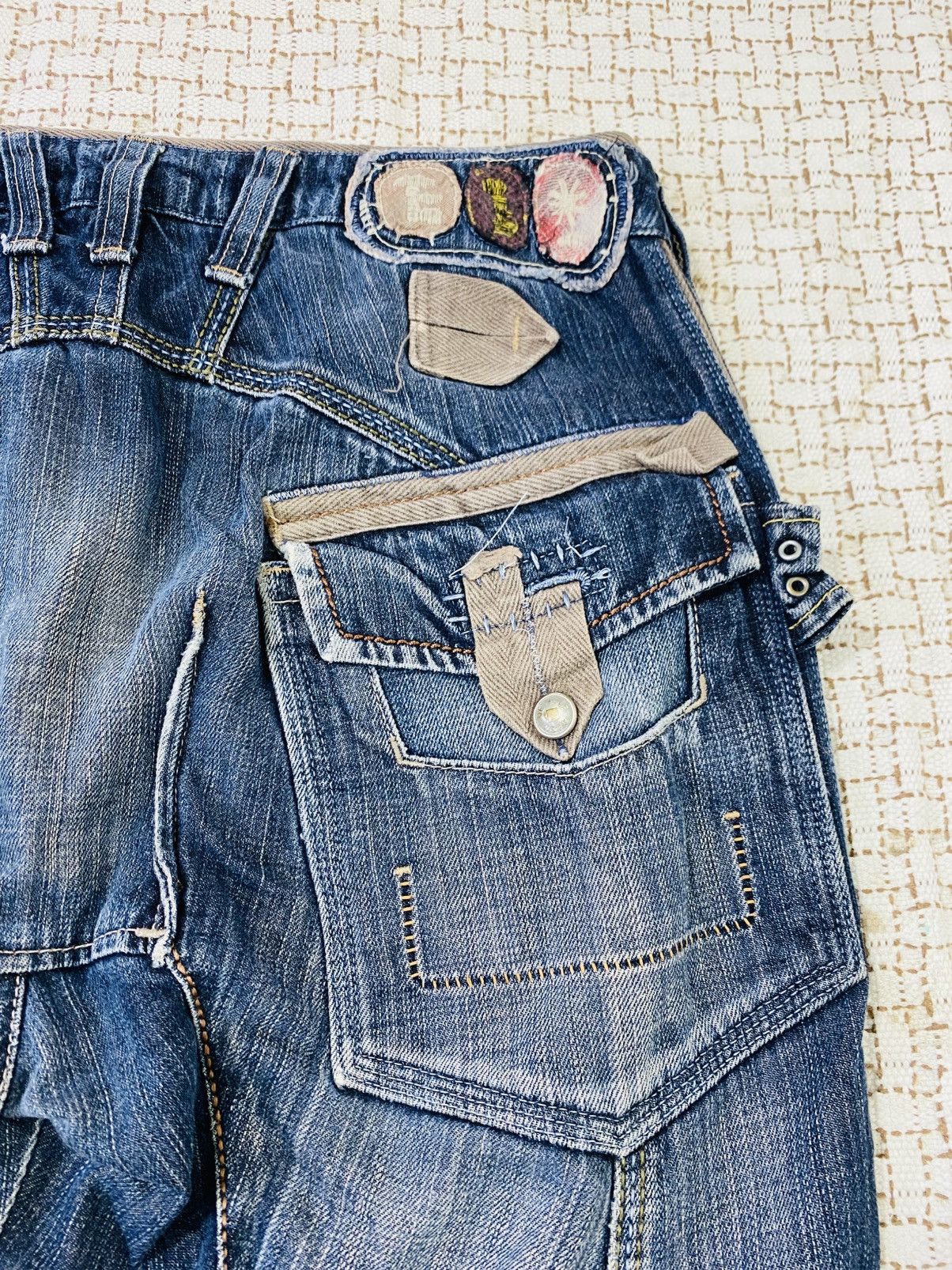 Marithe + Francois Girbaud Vintage Marithe Francois Girbaud Distressed Jeans Size US 34 / EU 50 - 13 Thumbnail